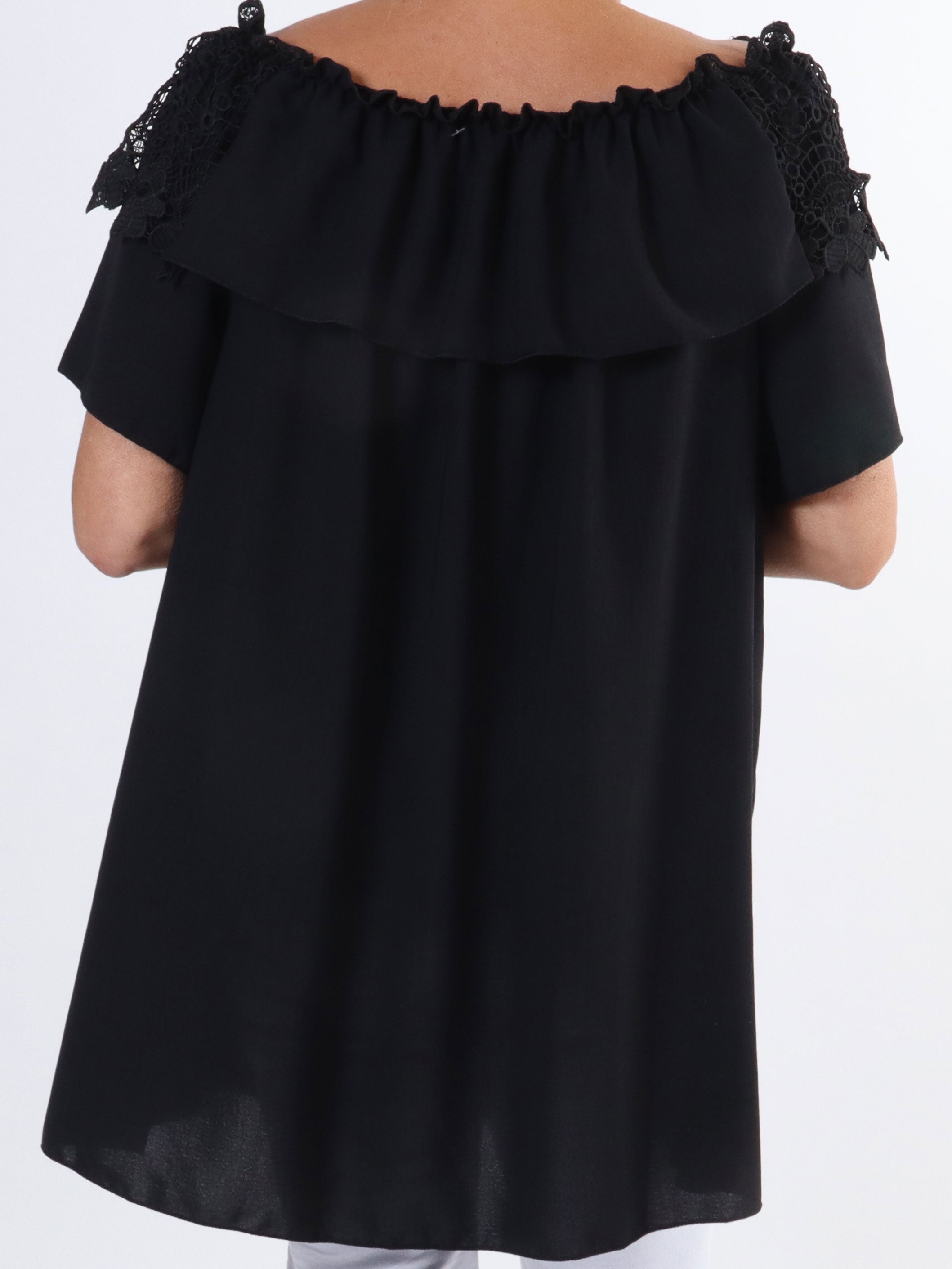 Sydney - Sød plus size tunika med broderinger