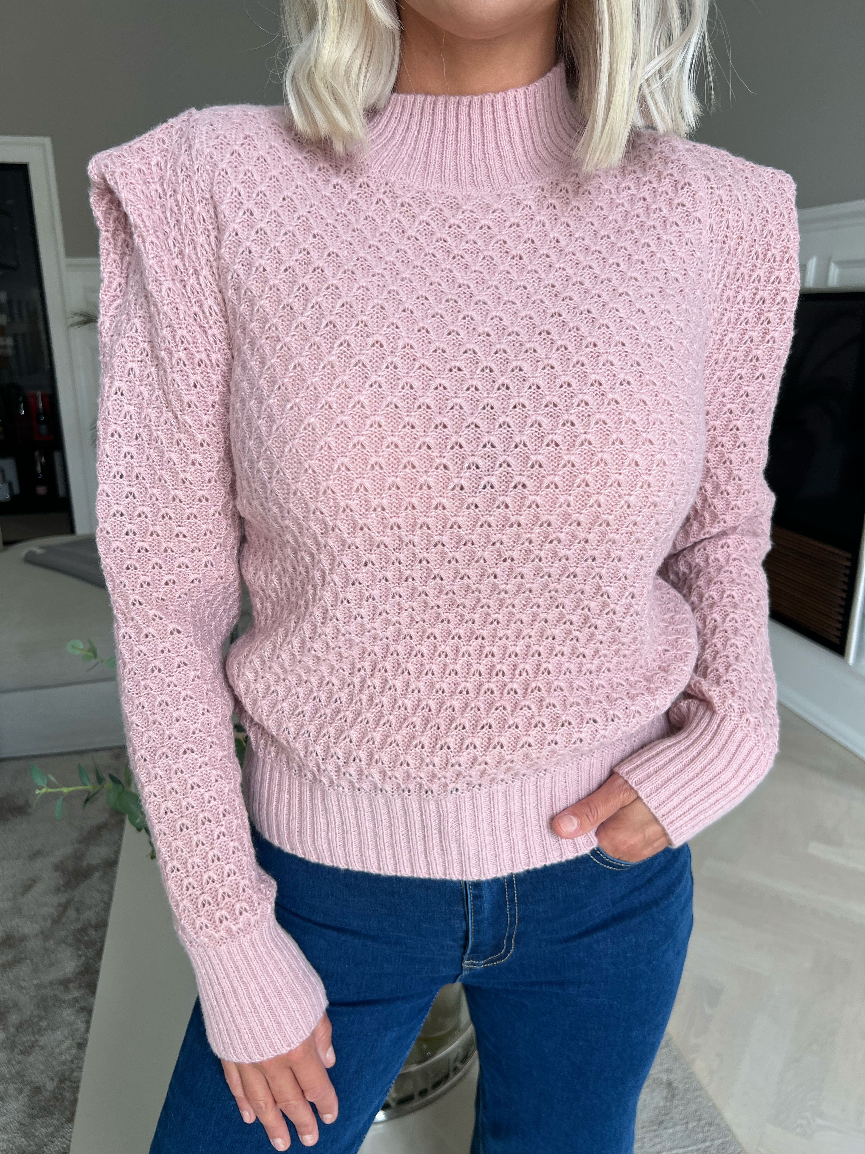 Taylor - Simpel strikbluse med små pufærmer