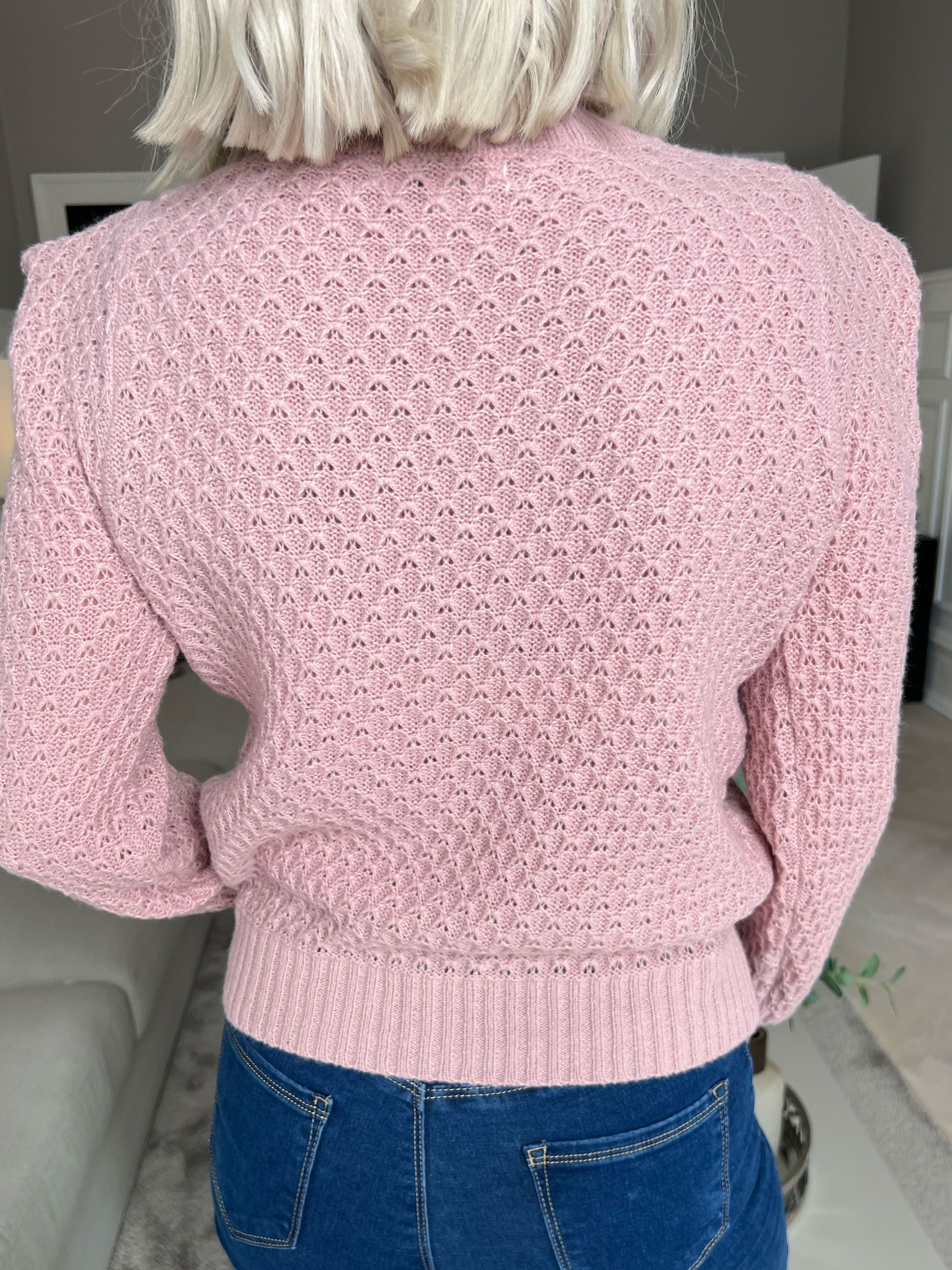 Taylor - Simpel strikbluse med små pufærmer