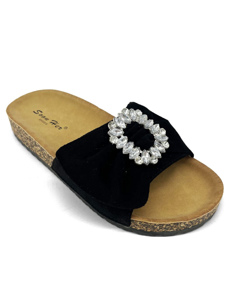 Noor - Sandaler med sløjfe og similisten på spænde