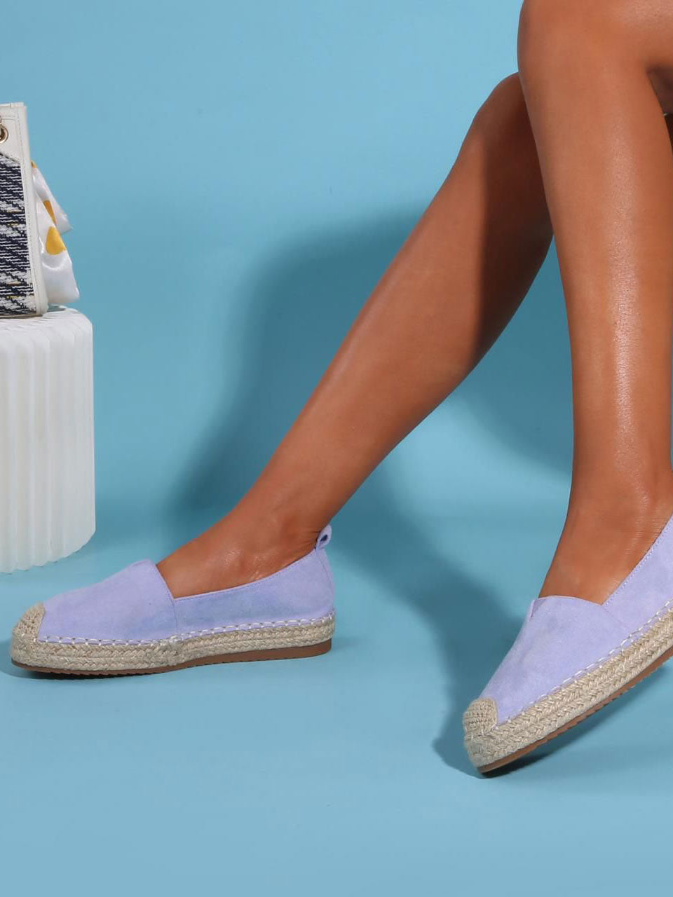 Pil - Fine espadrilles i ruskindslook