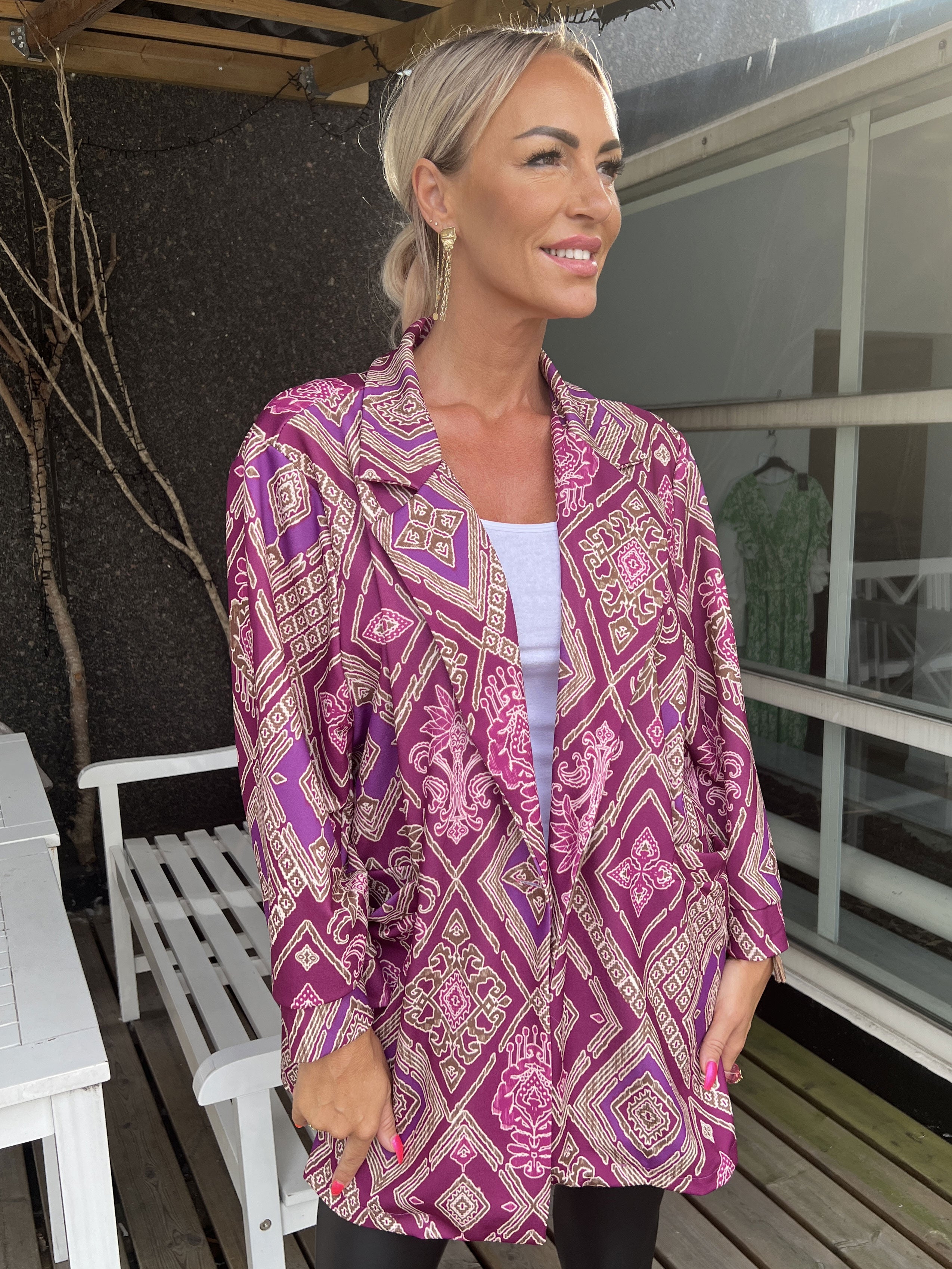 Alberte Pattern - Blazer i mønster