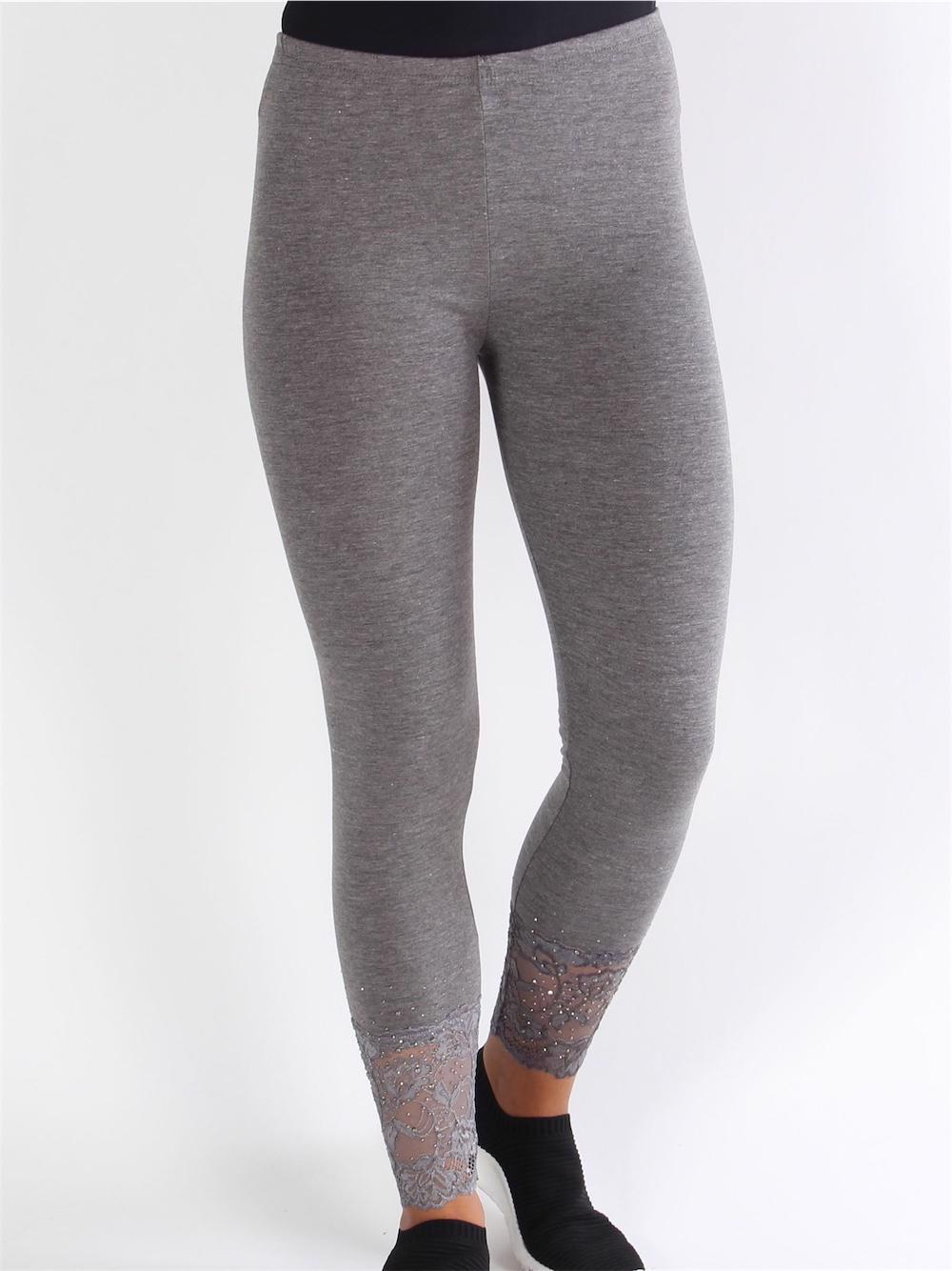 Alezia - Leggings med blonde og similisten