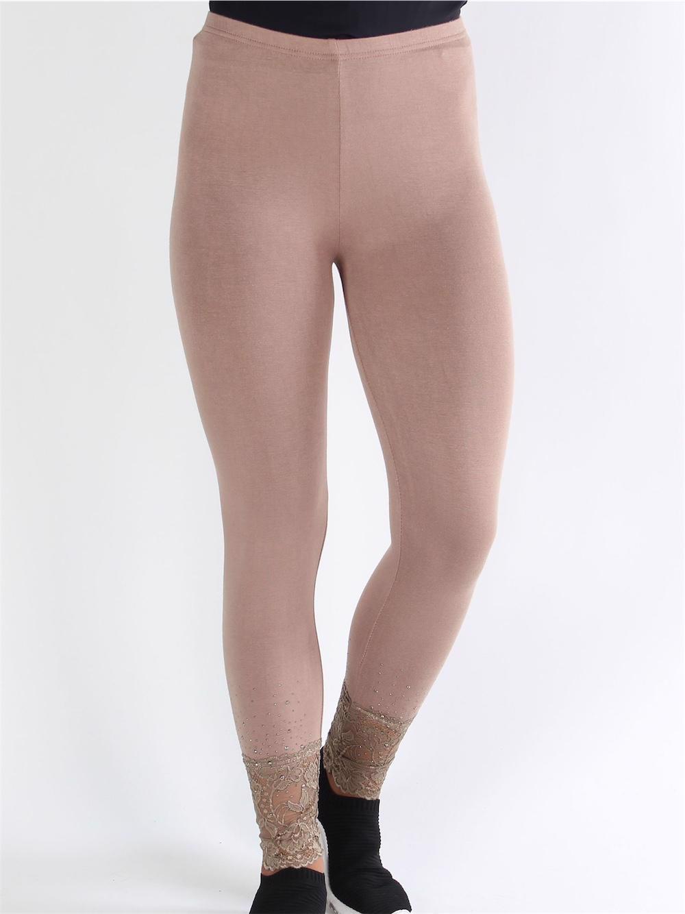 Alezia - Leggings med blonde og similisten