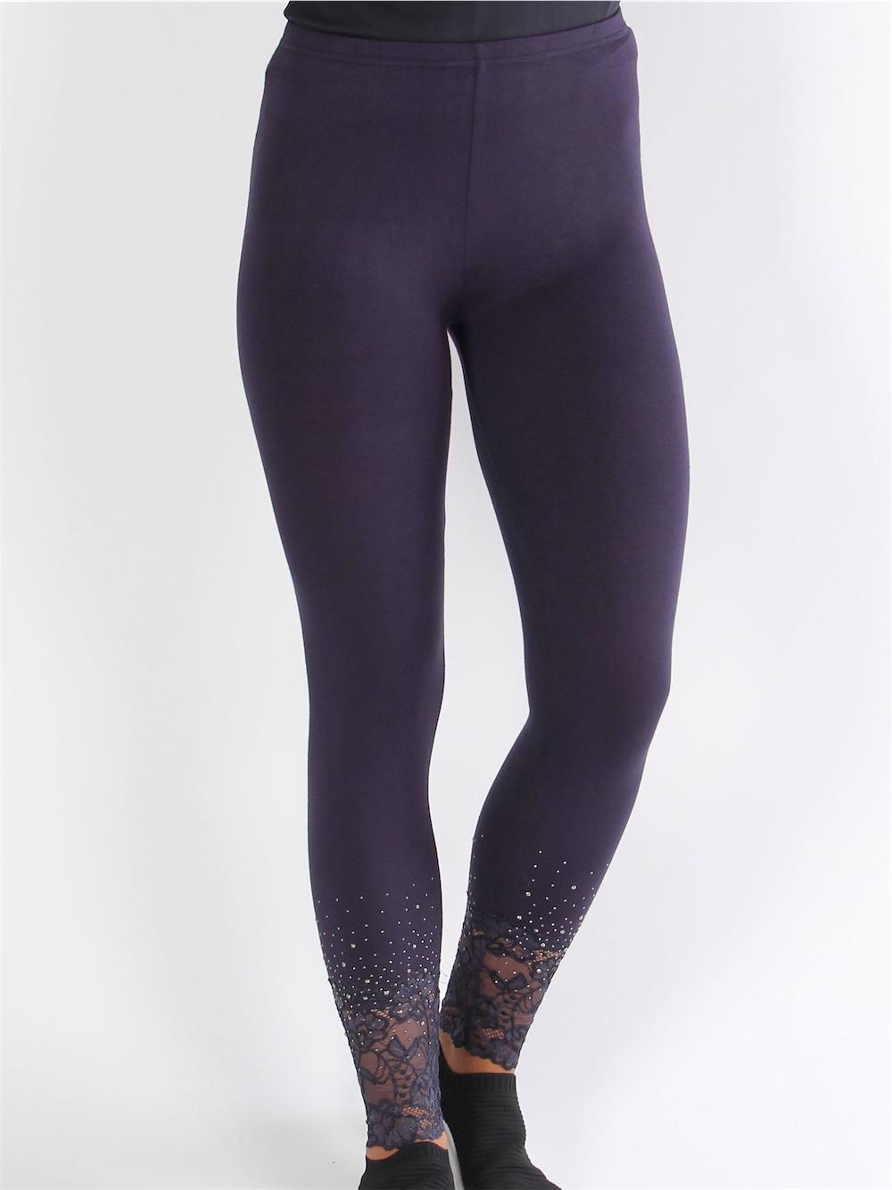 Alezia - Leggings med blonde og similisten