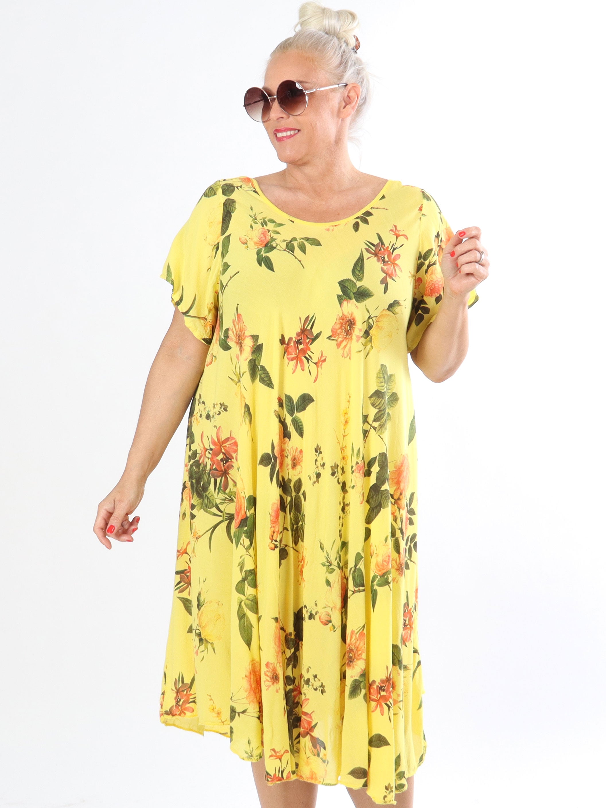 Anastasia - Kjole med blomsterprint