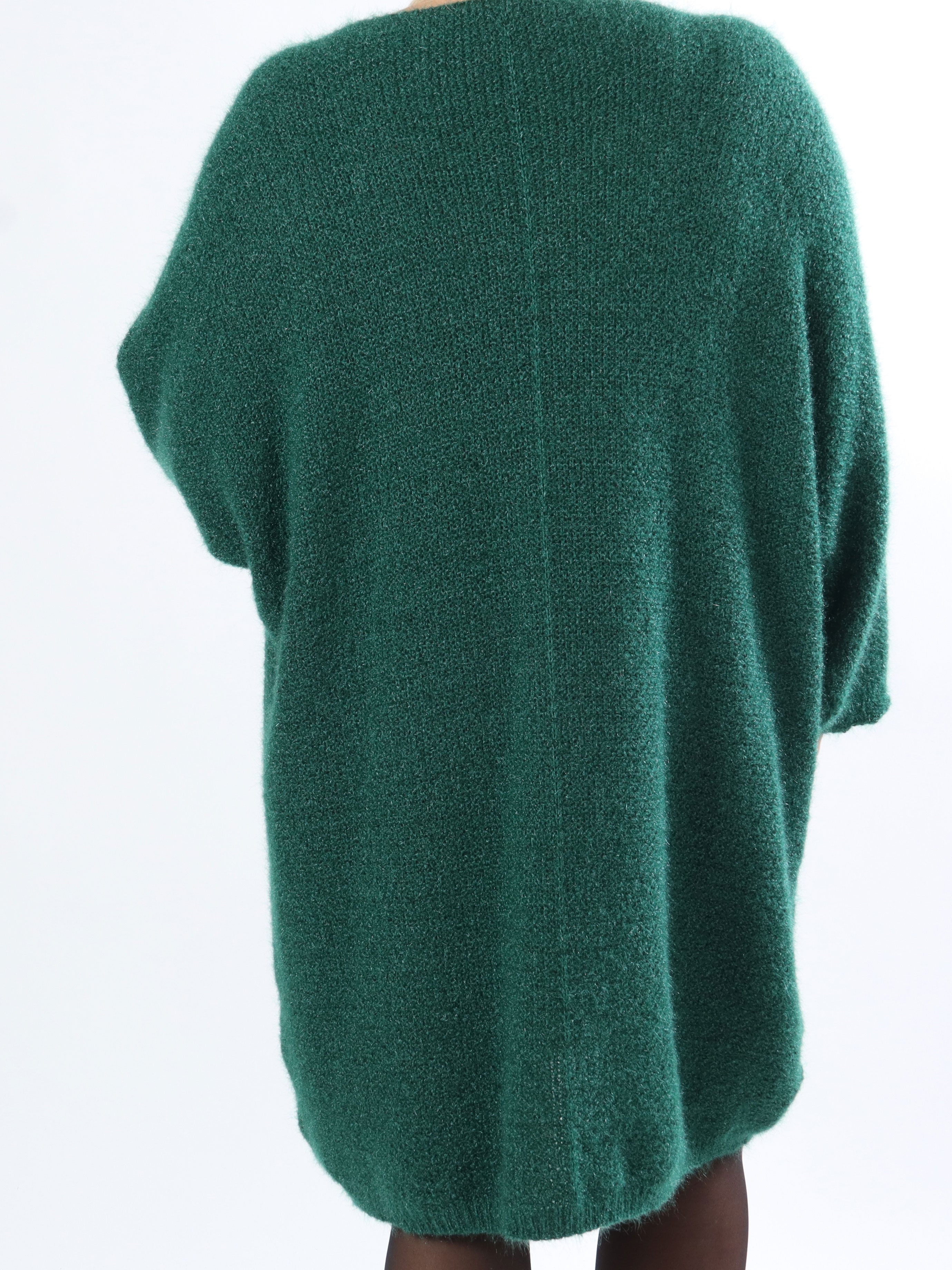 Andria - Blød plussize strikkjole