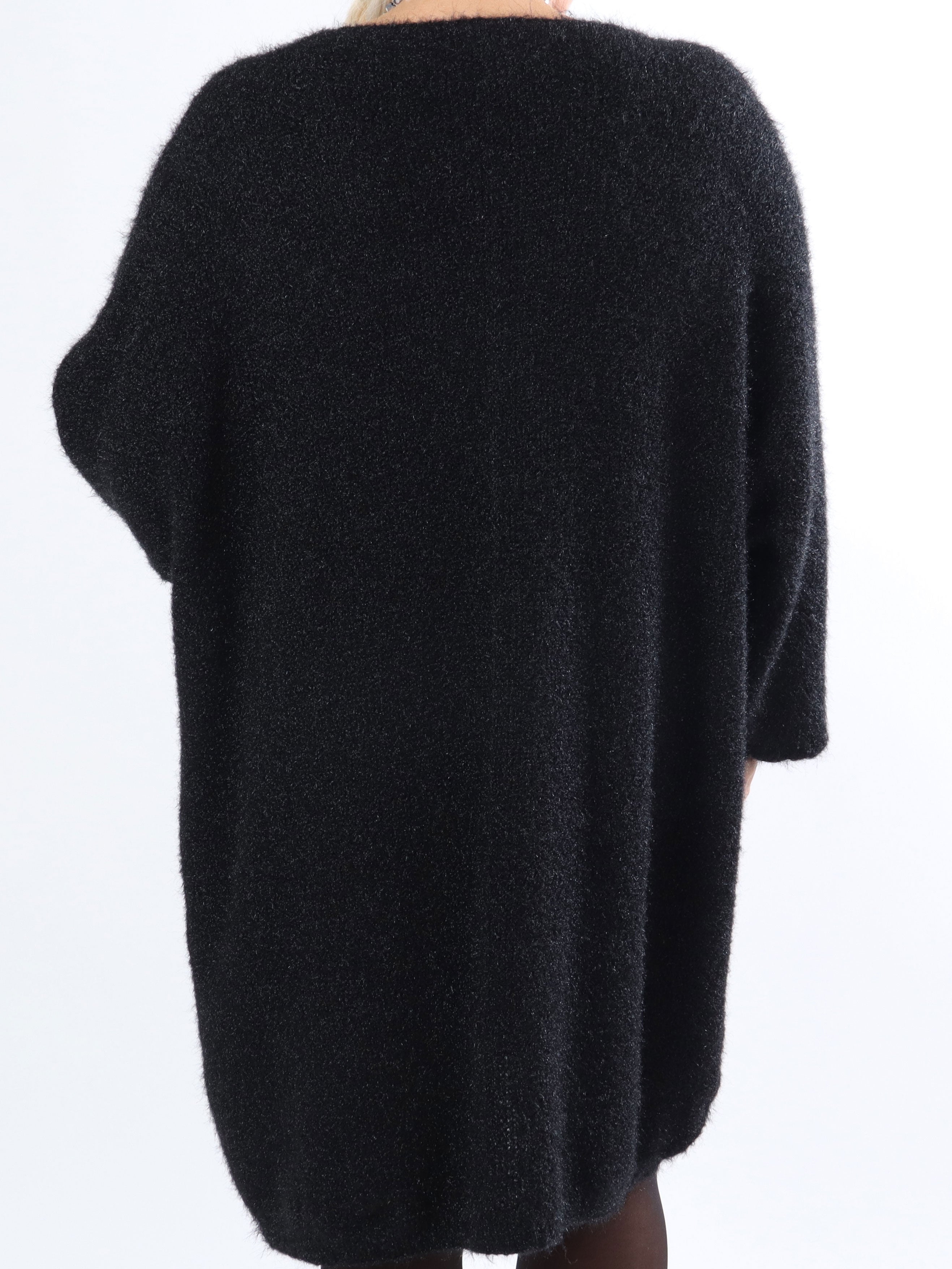 Andria - Blød plussize strikkjole