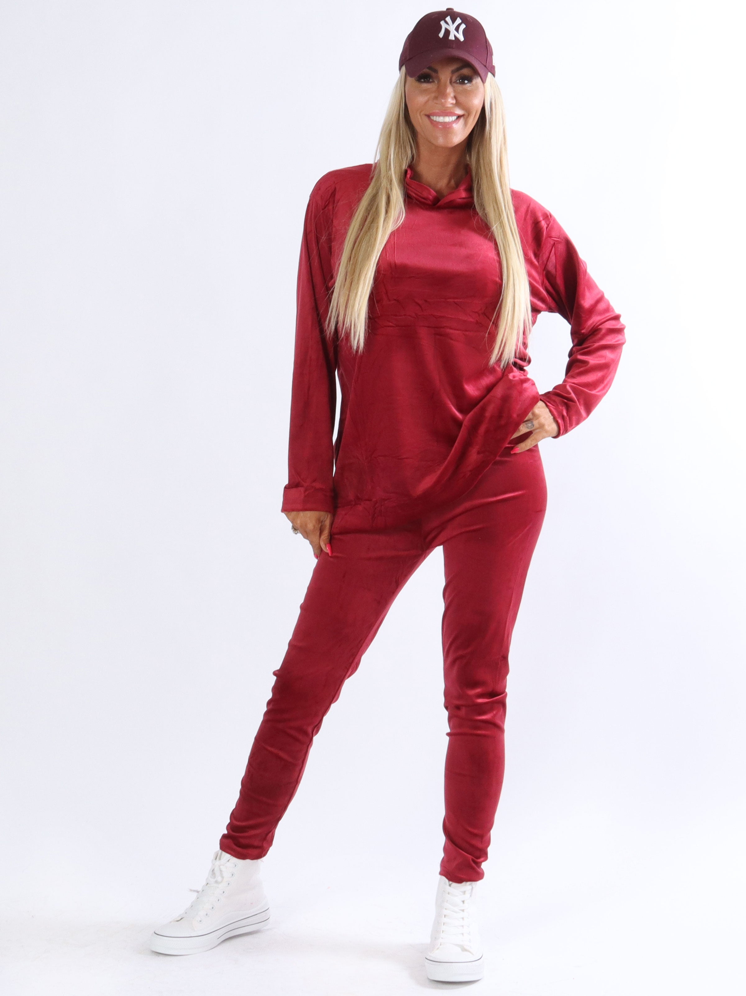 Angela - Joggingsæt i velour