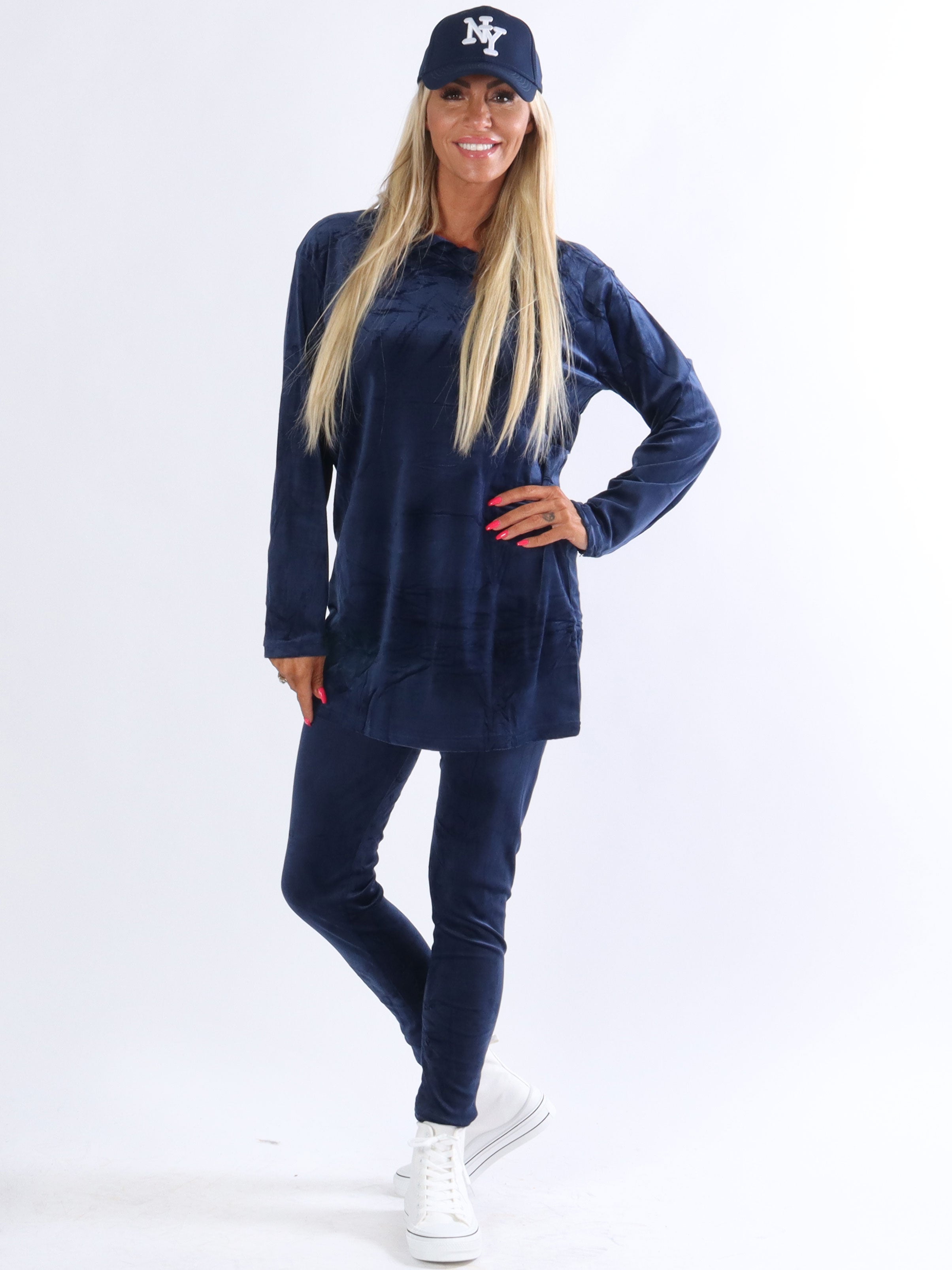 Angela - Joggingsæt i velour