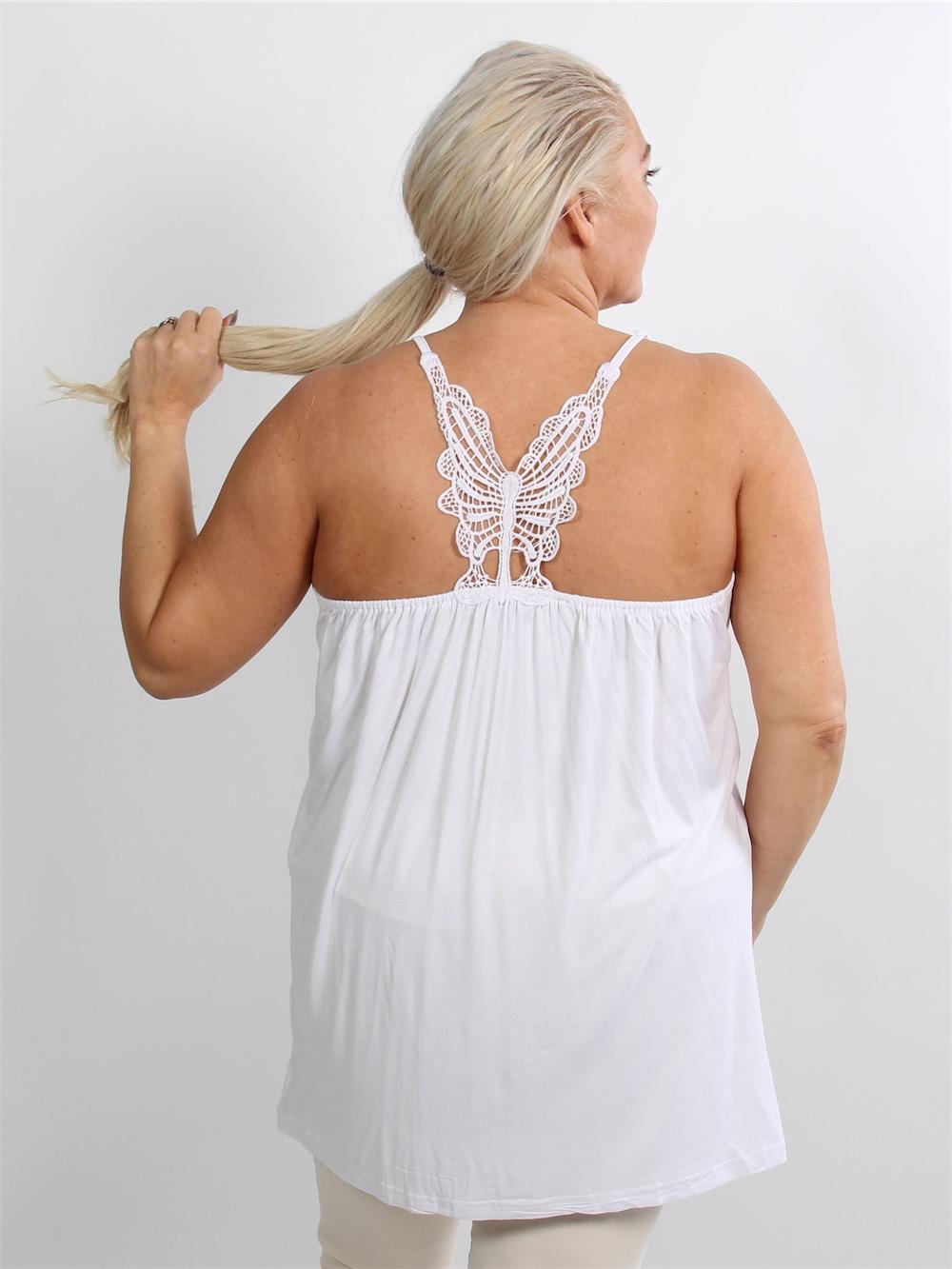 Angelique - Basic underkjole med detaljeret ryg