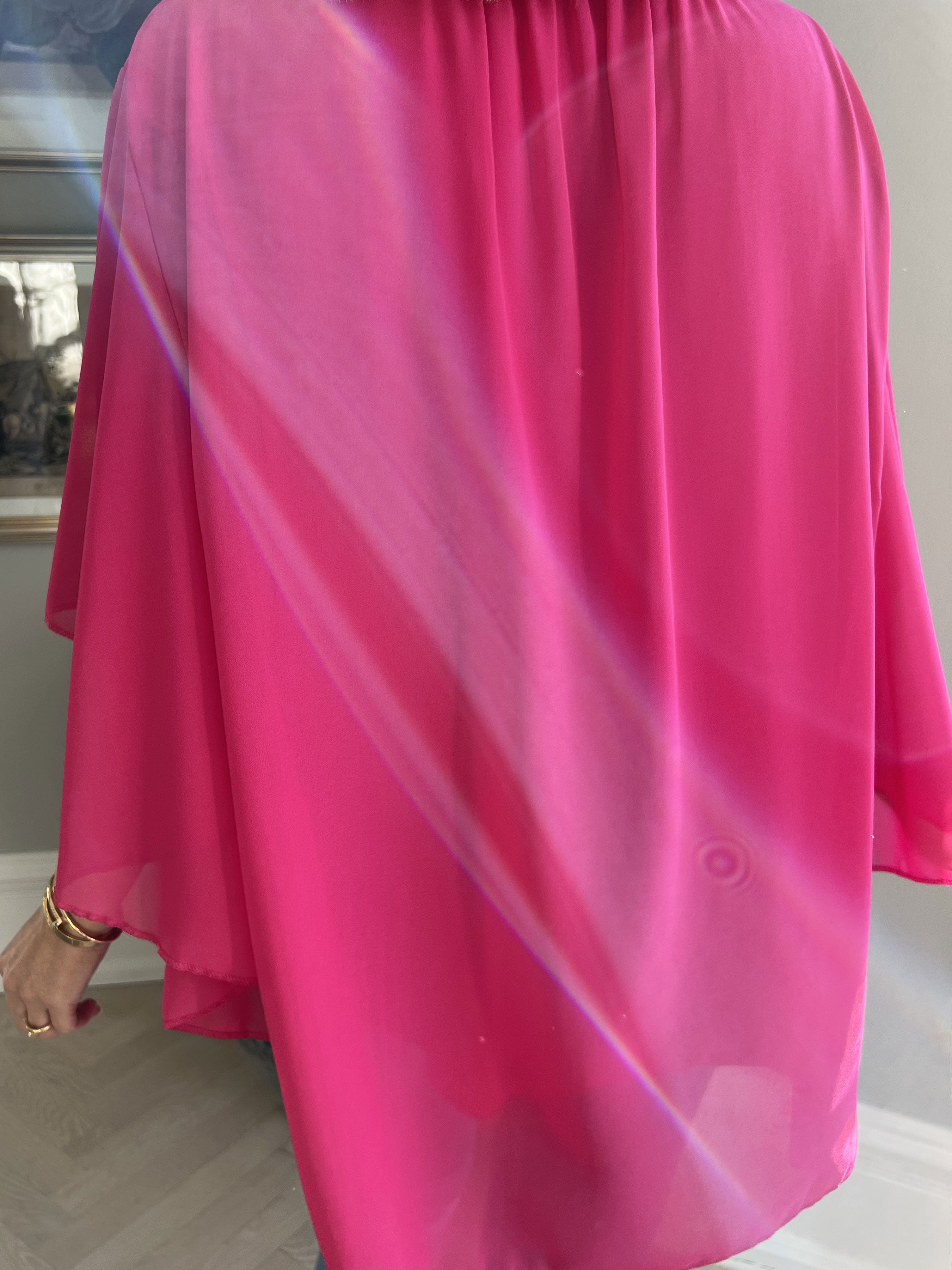 Annis - Sød tunika i løs pasform i chiffon