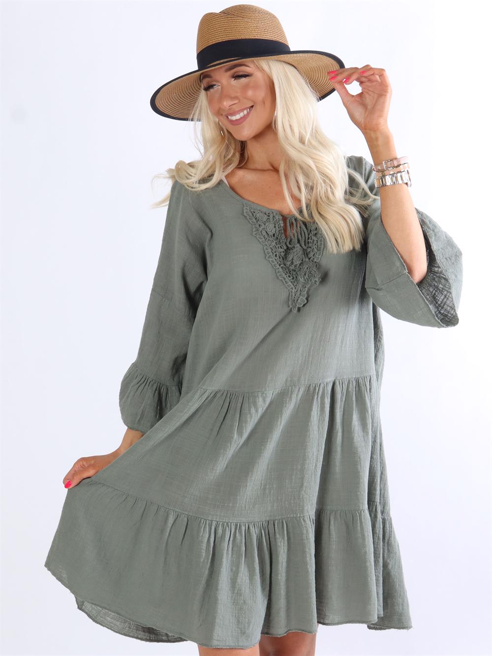 Arizona - Kjole med broderi