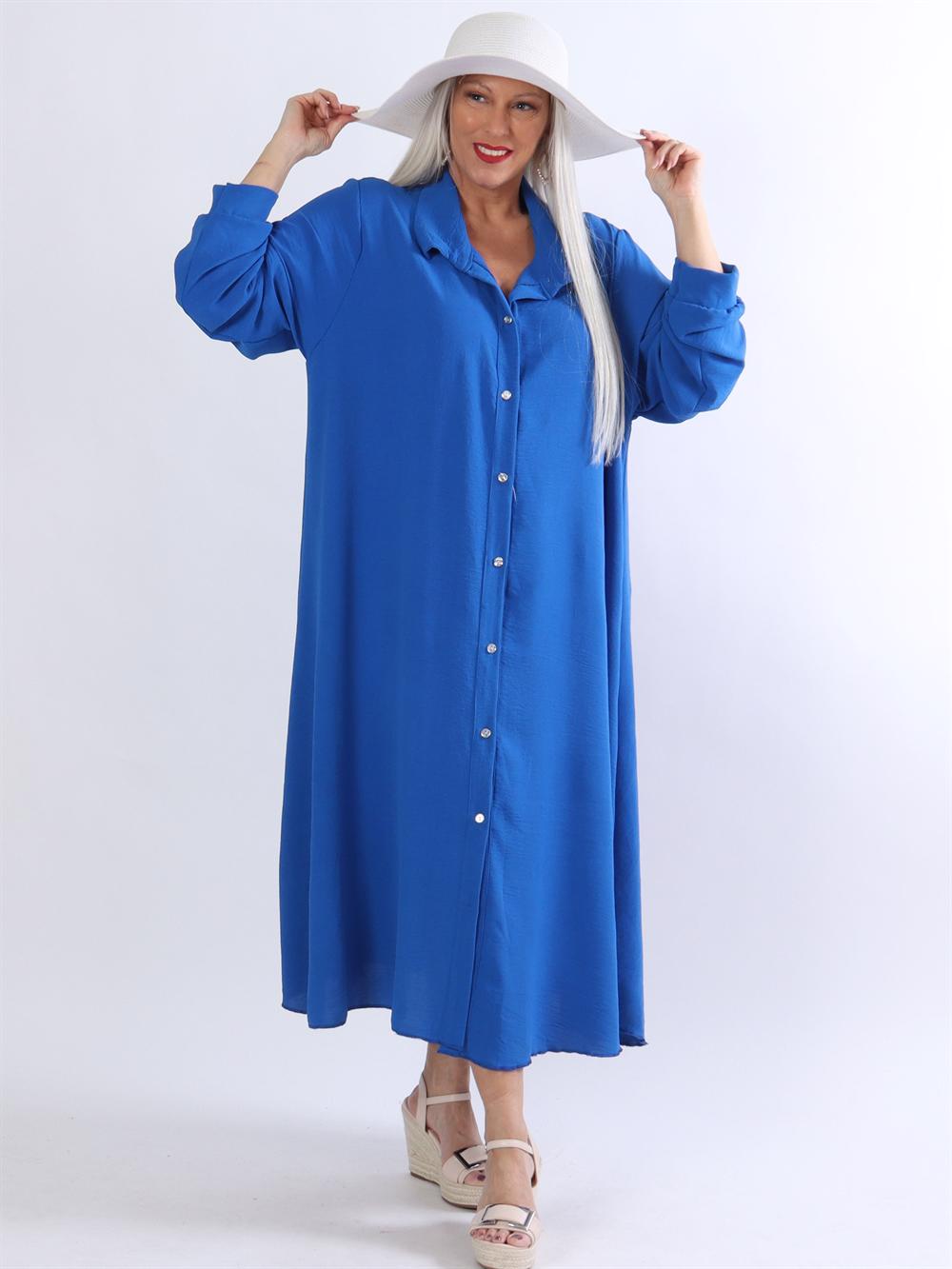 Aviaya - Lang skjortekjole