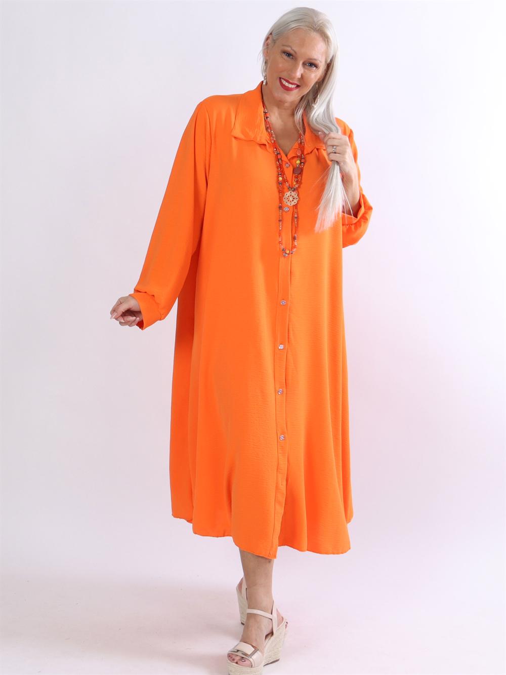 Aviaya - Lang skjortekjole