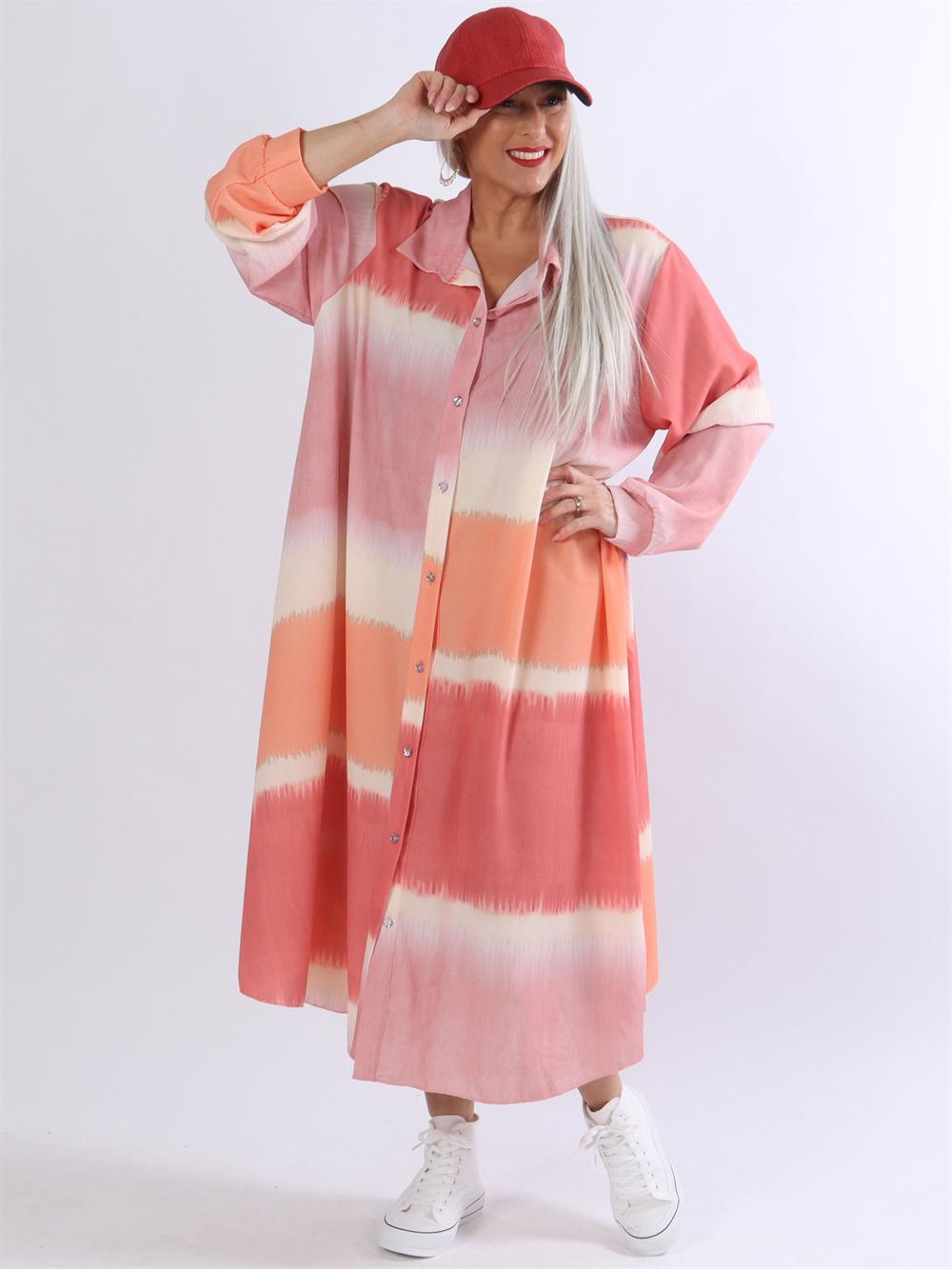 Aviaya - Lang skjortekjole