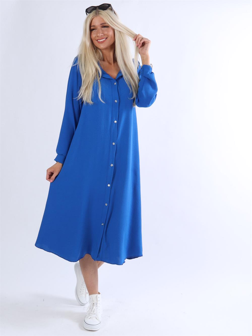 Aviaya - Lang skjortekjole