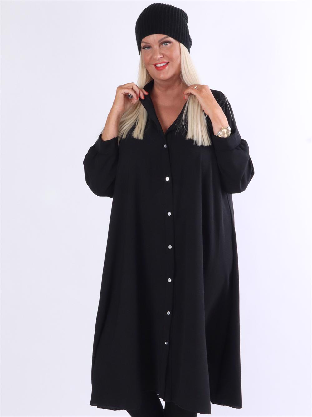 Aviaya - Lang skjortekjole