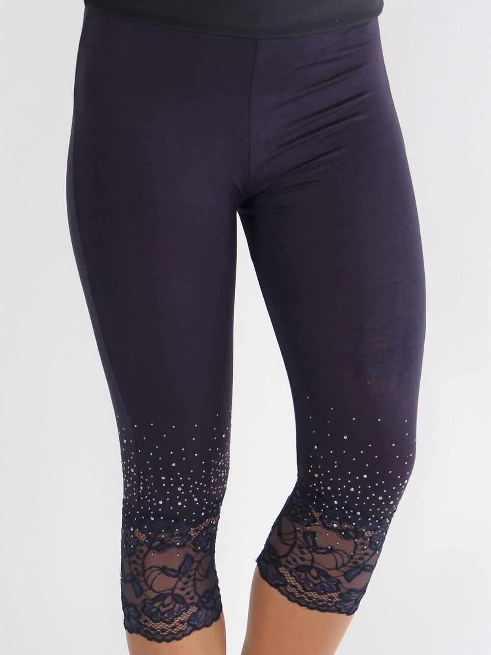 Beatrice - Knickers med blondekant og similisten