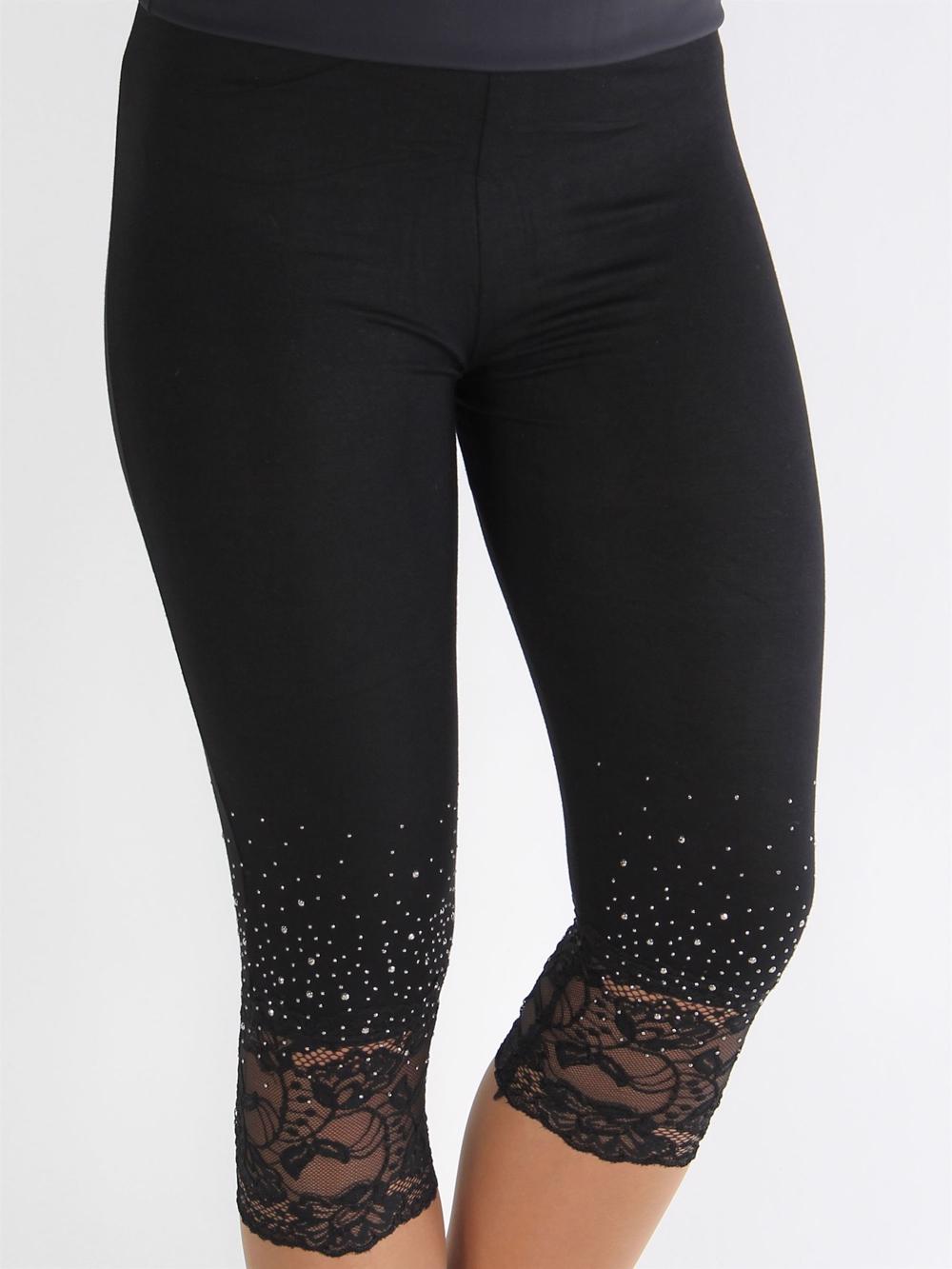 Beatrice - Knickers med blondekant og similisten