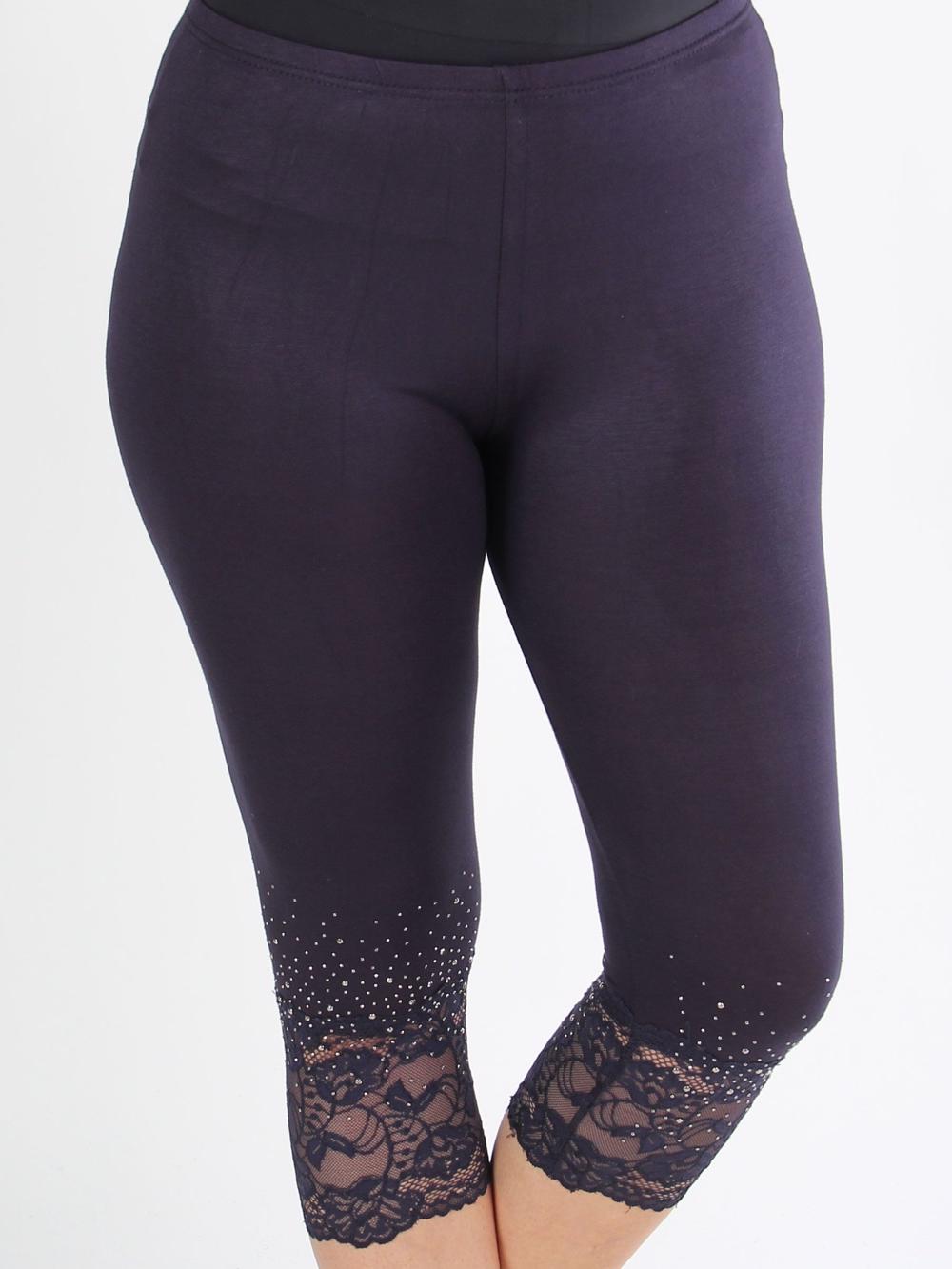 Beatrice - Knickers med blondekant og similisten