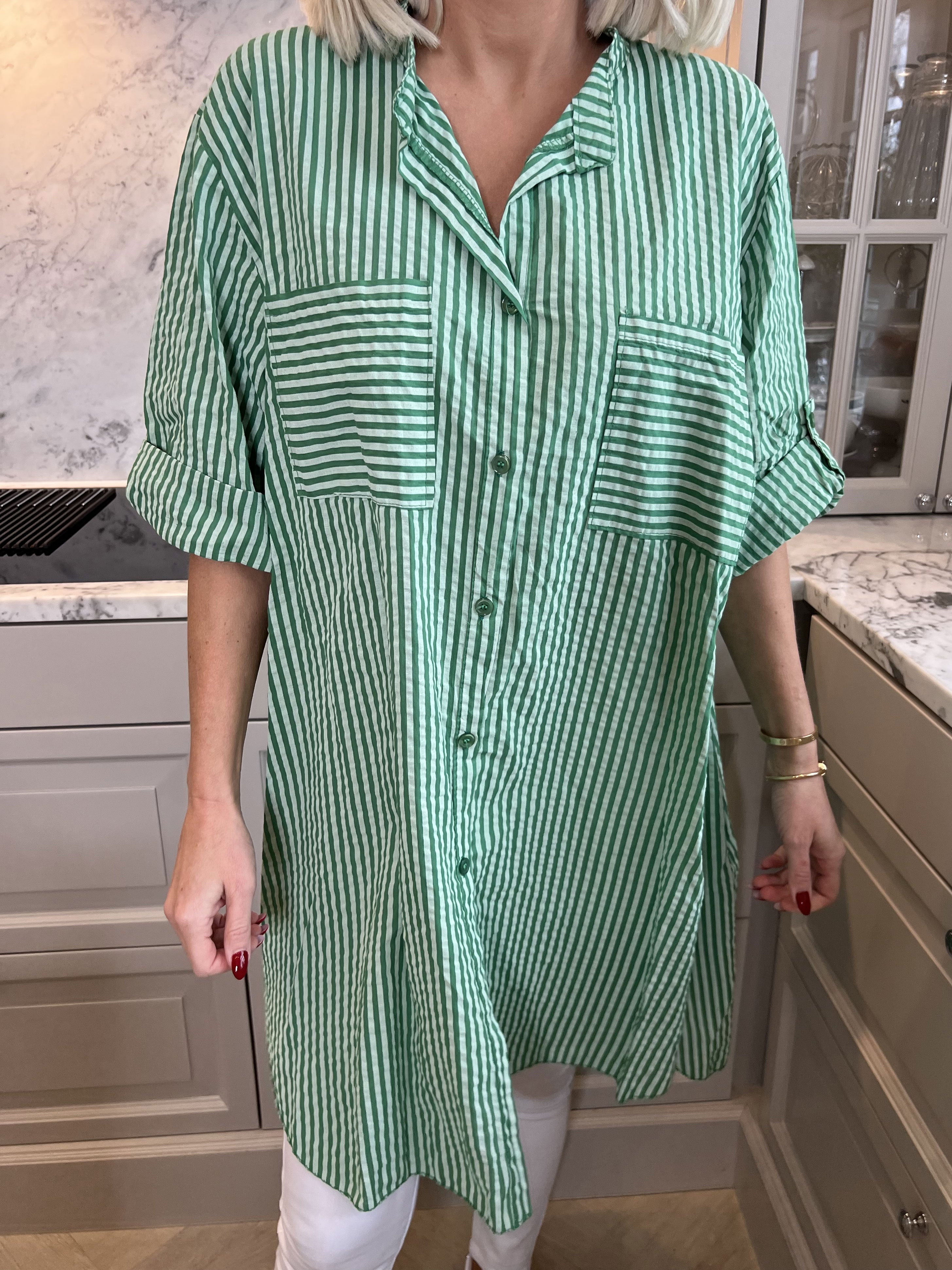 Bellis - Fed skjorte i bæk og bølge