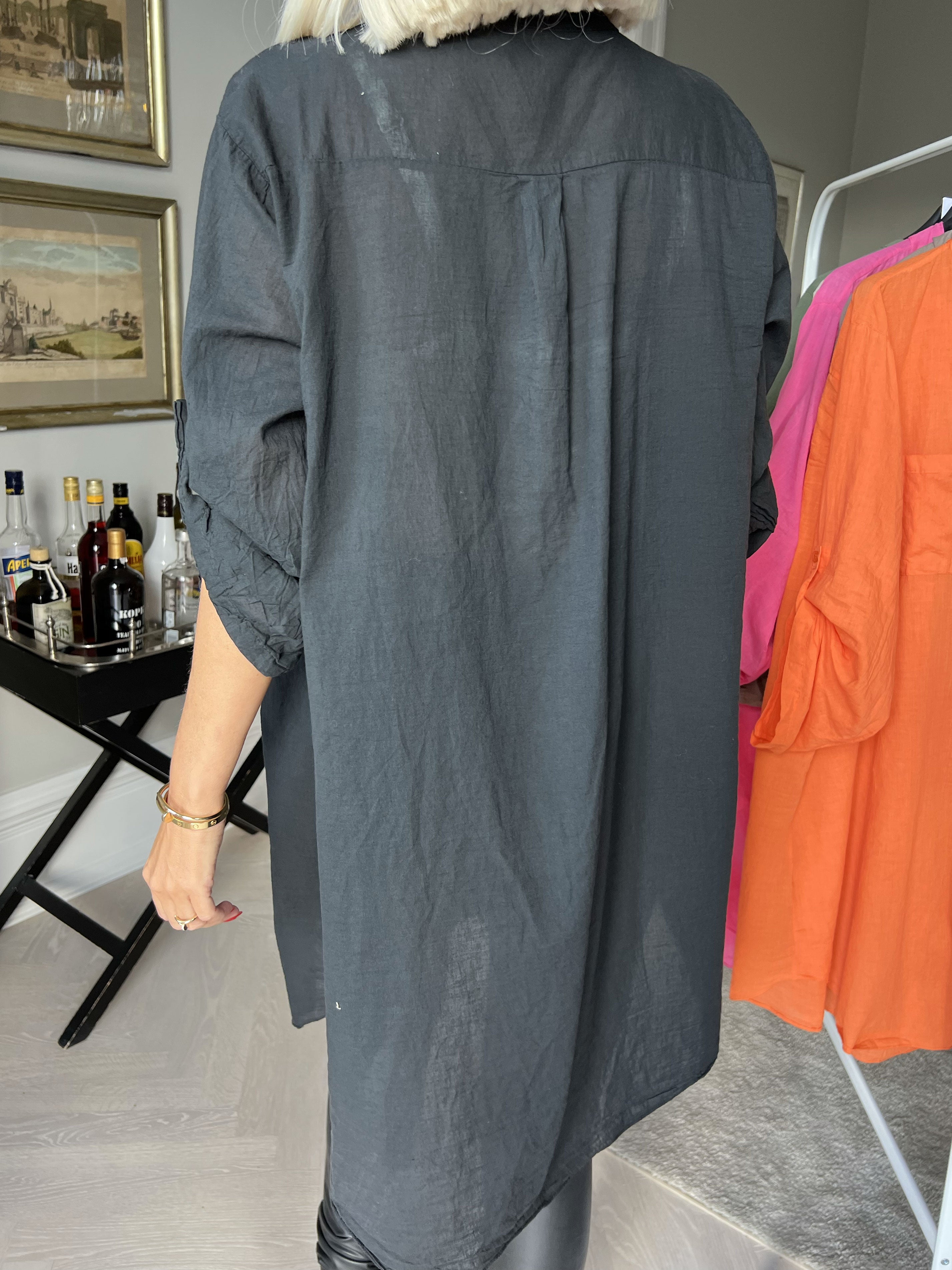 Berna plain - Skjorte med lommer