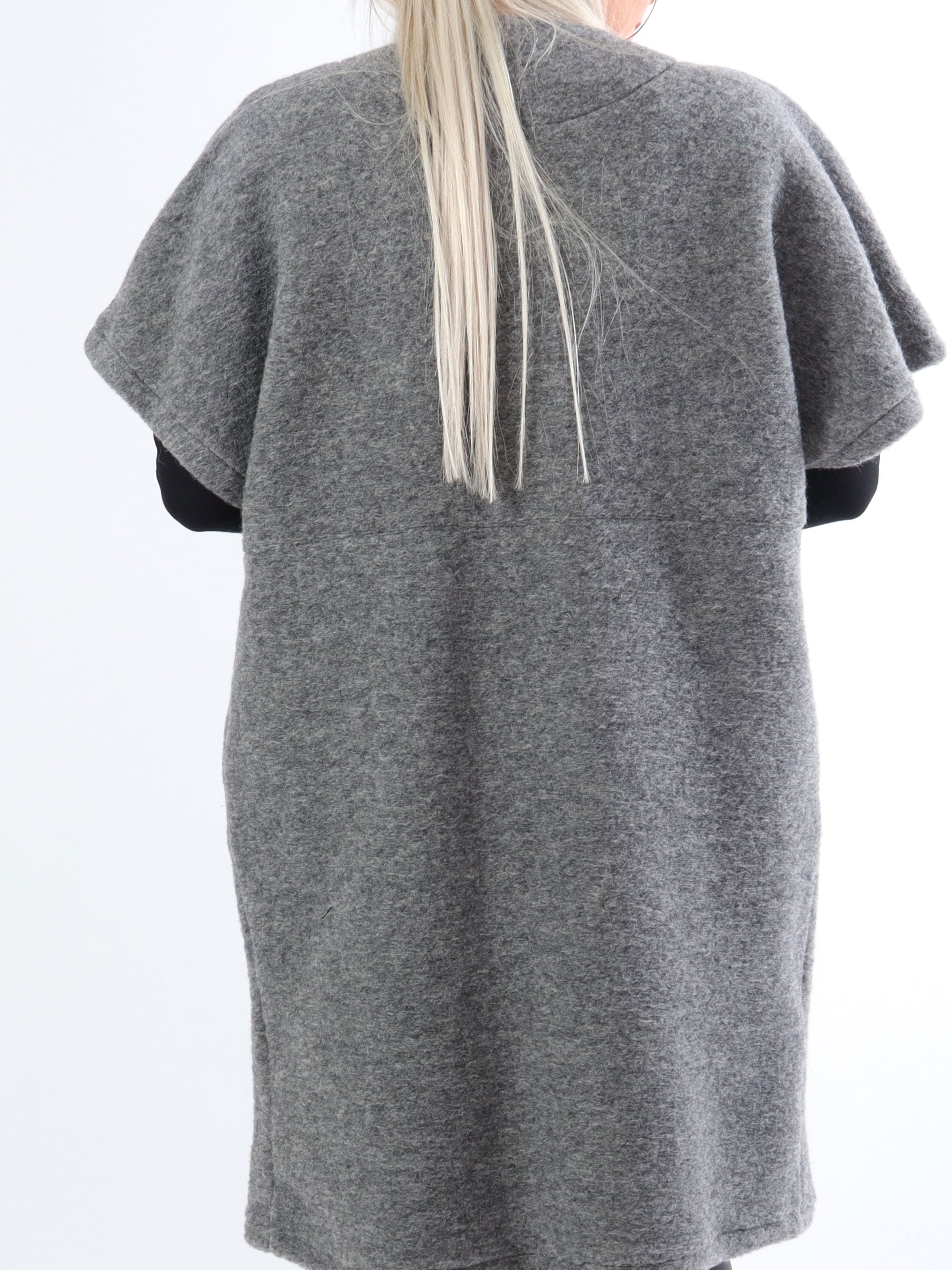 Bianca - Blød lun vest med knapper