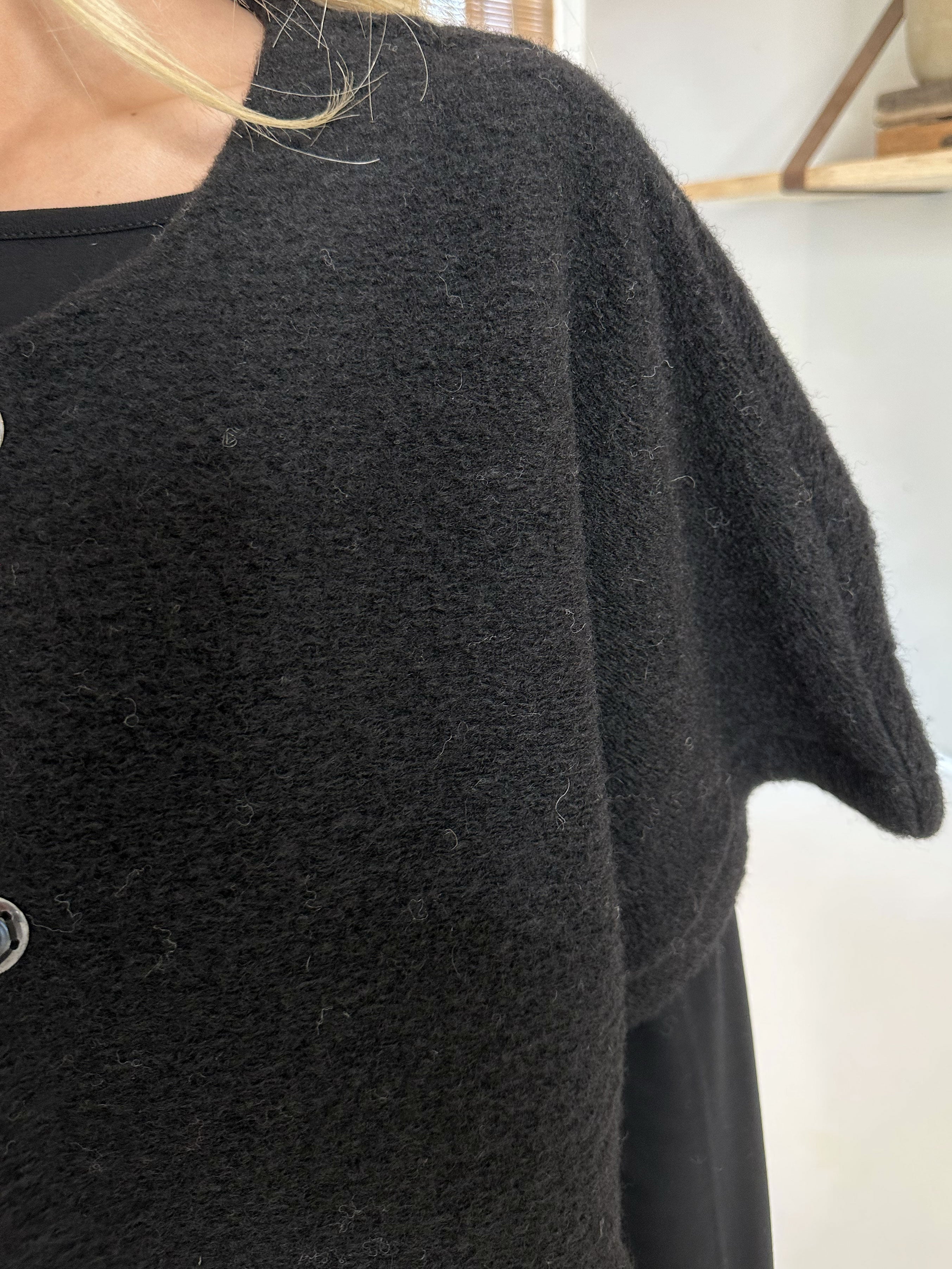 Bianca - Blød lun vest med knapper