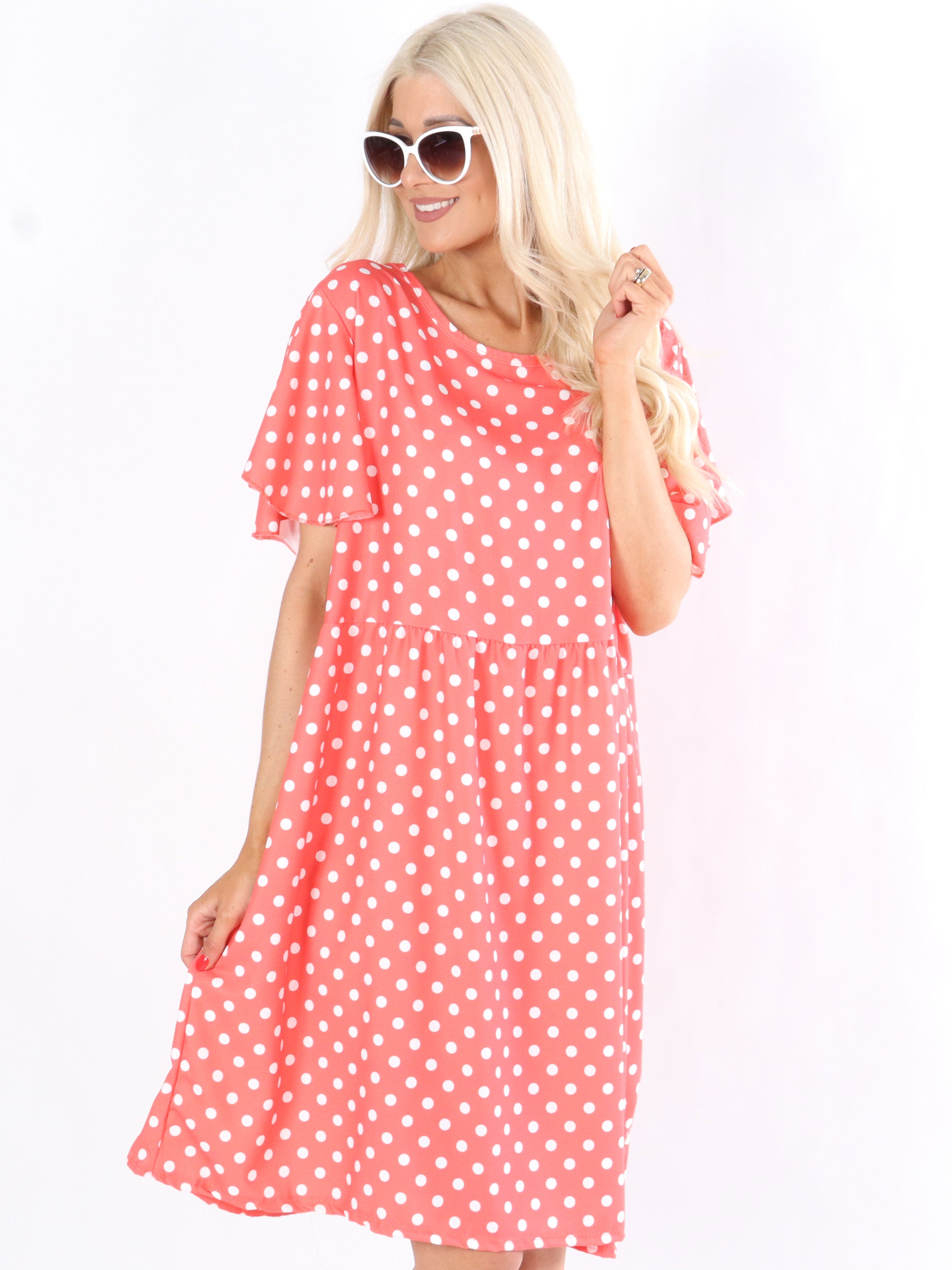 Brenda - Sød prikket kjole