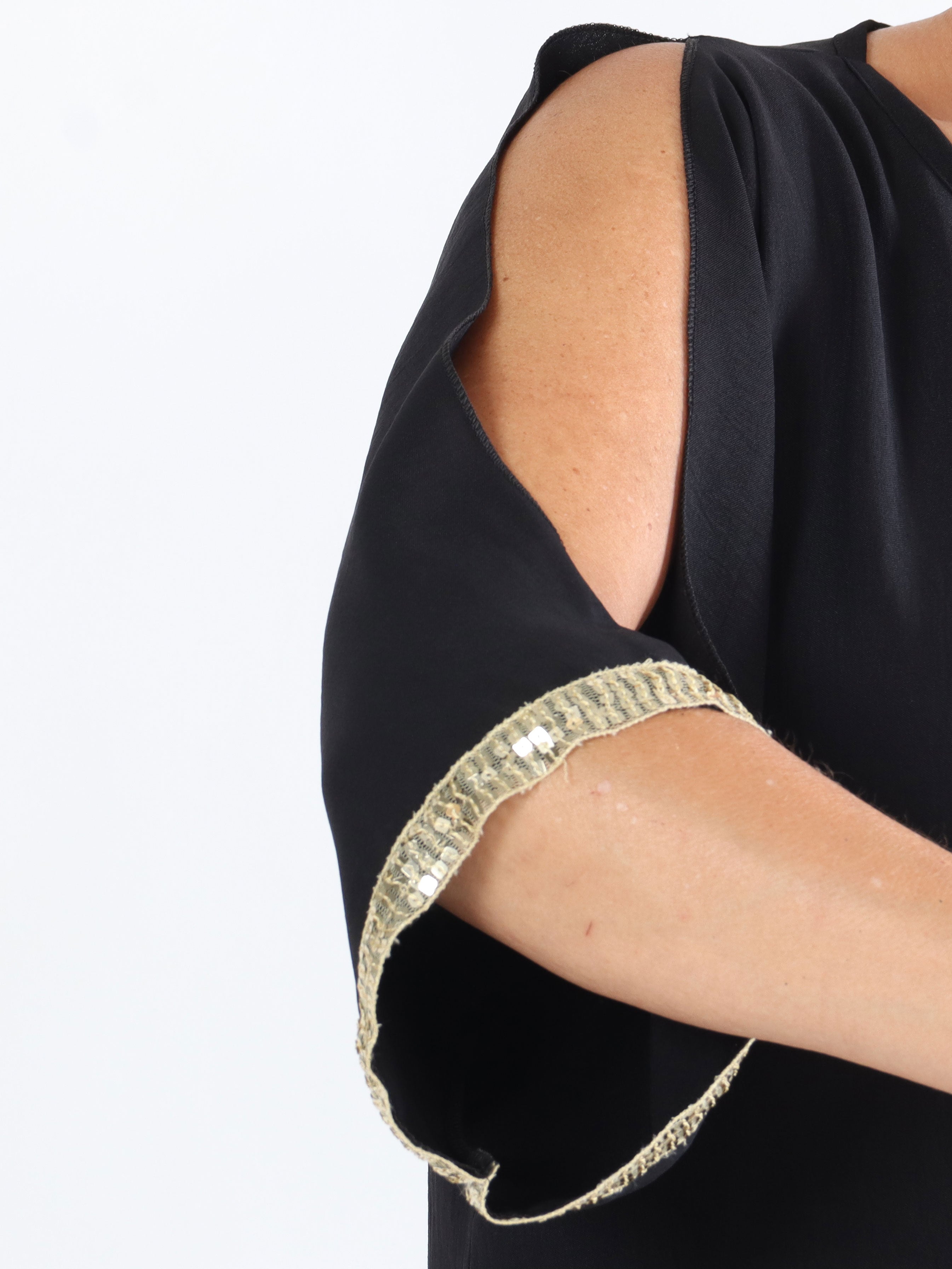 Capri -  Plus size tunika med pailletter