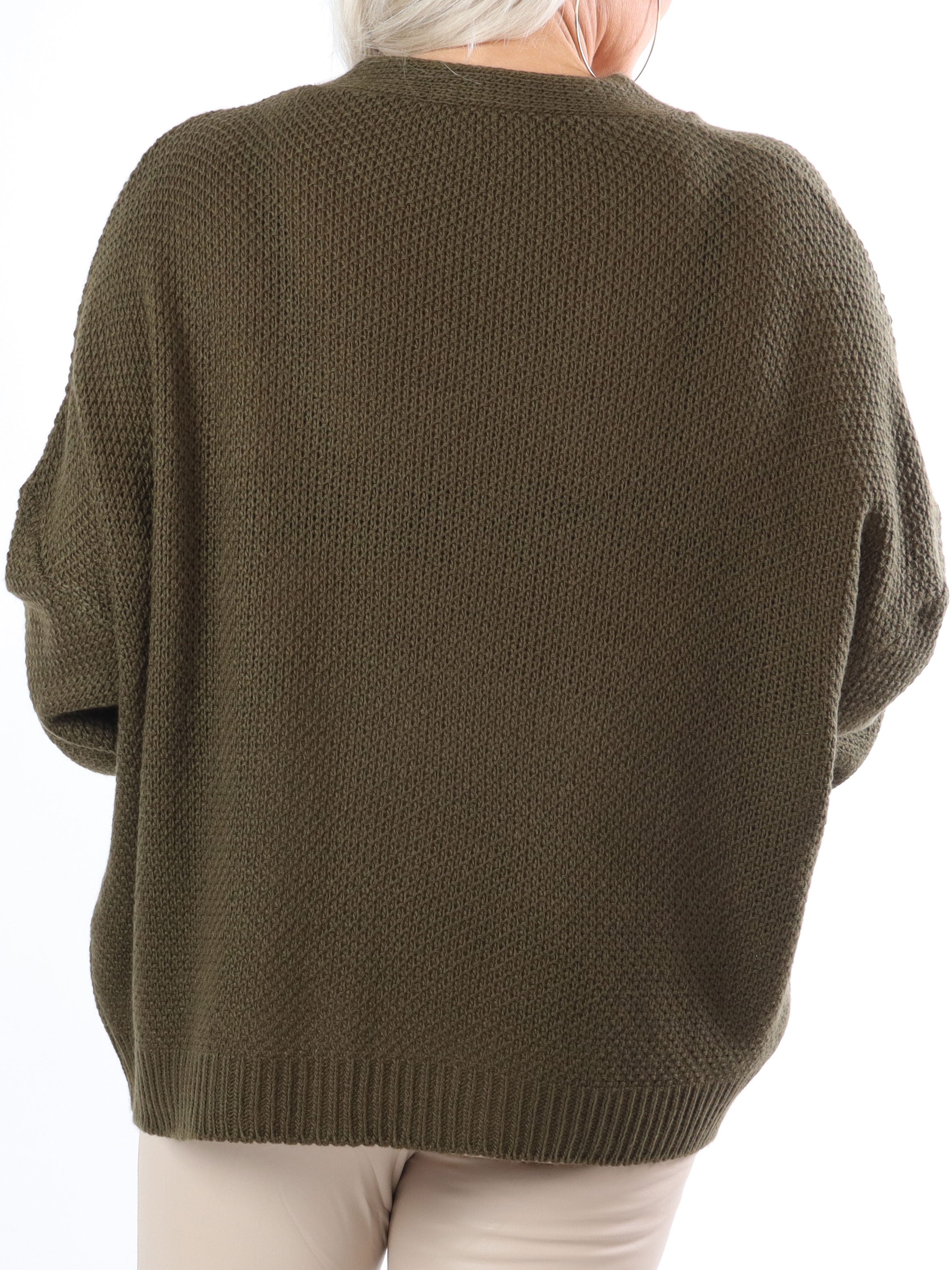 Cutie - Sød plus size strik med sløjfe