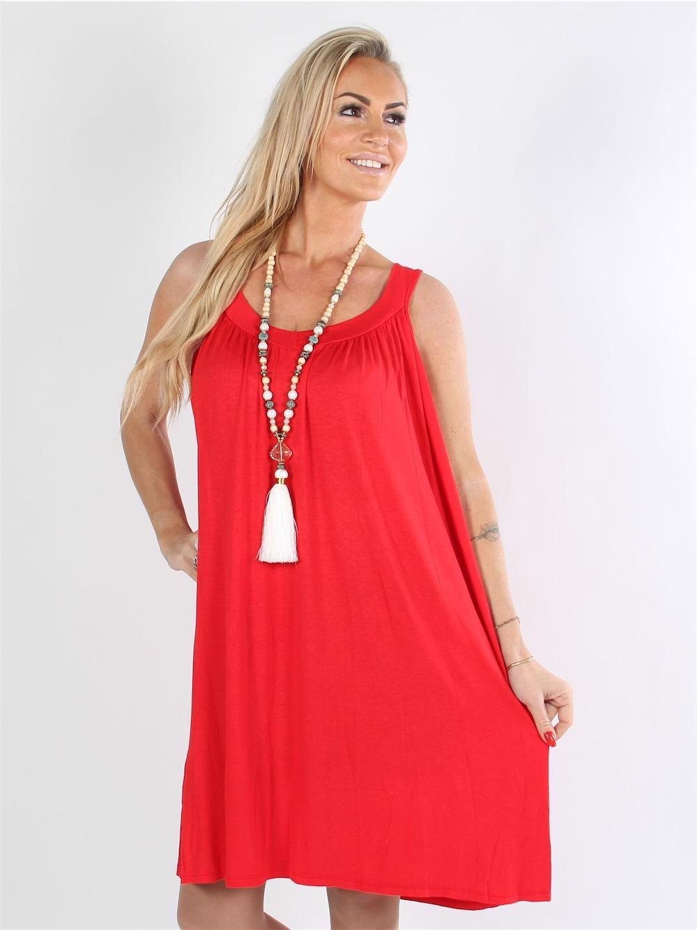 Denime - Sort sommerkjole i jerseystof