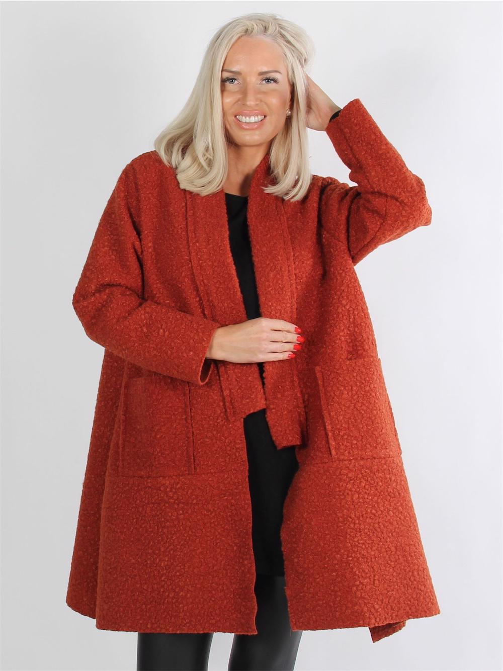 Desia - Sort blød cardigan med lommer