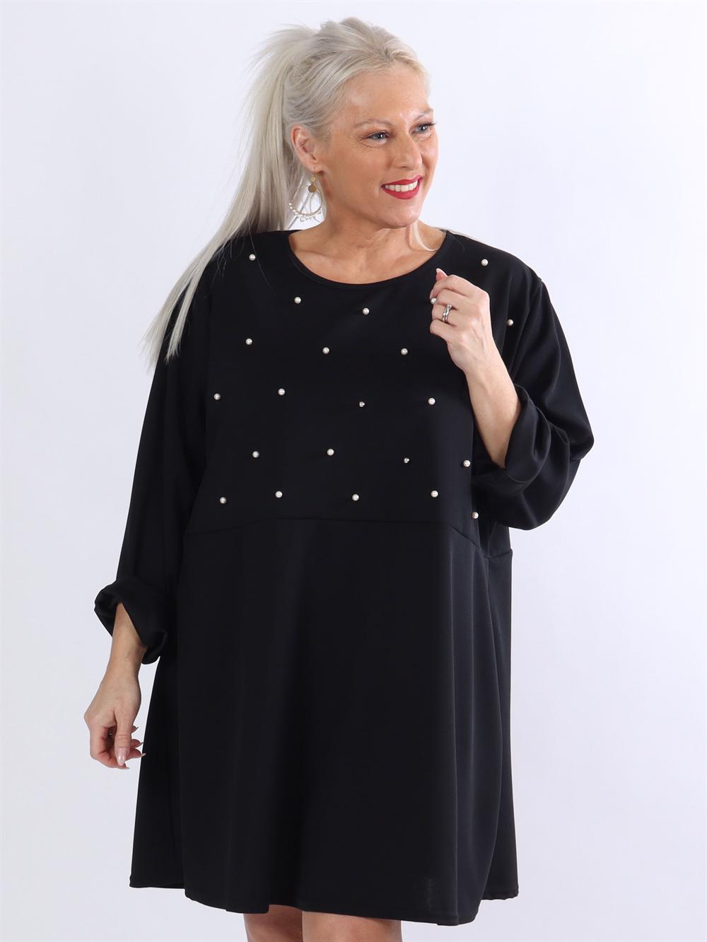 Diana - Kjole med perler og skød