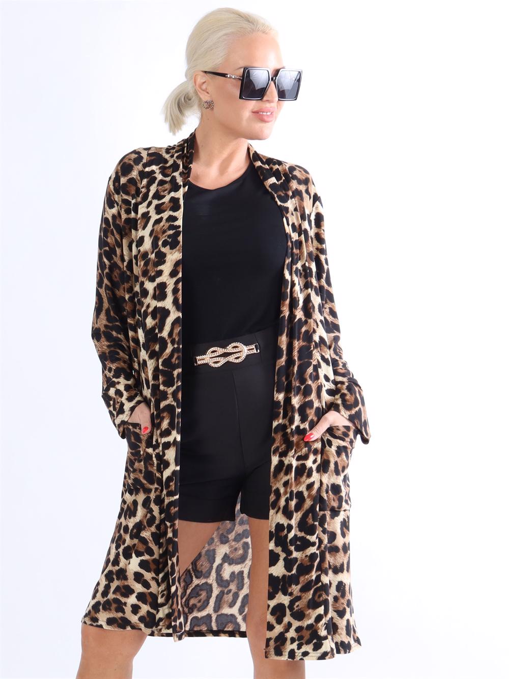 Dolly cardigan - Ribbet cardigan med lommer