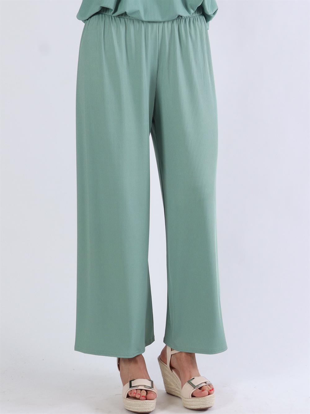 Dolly Pants - Vide bukser med rib