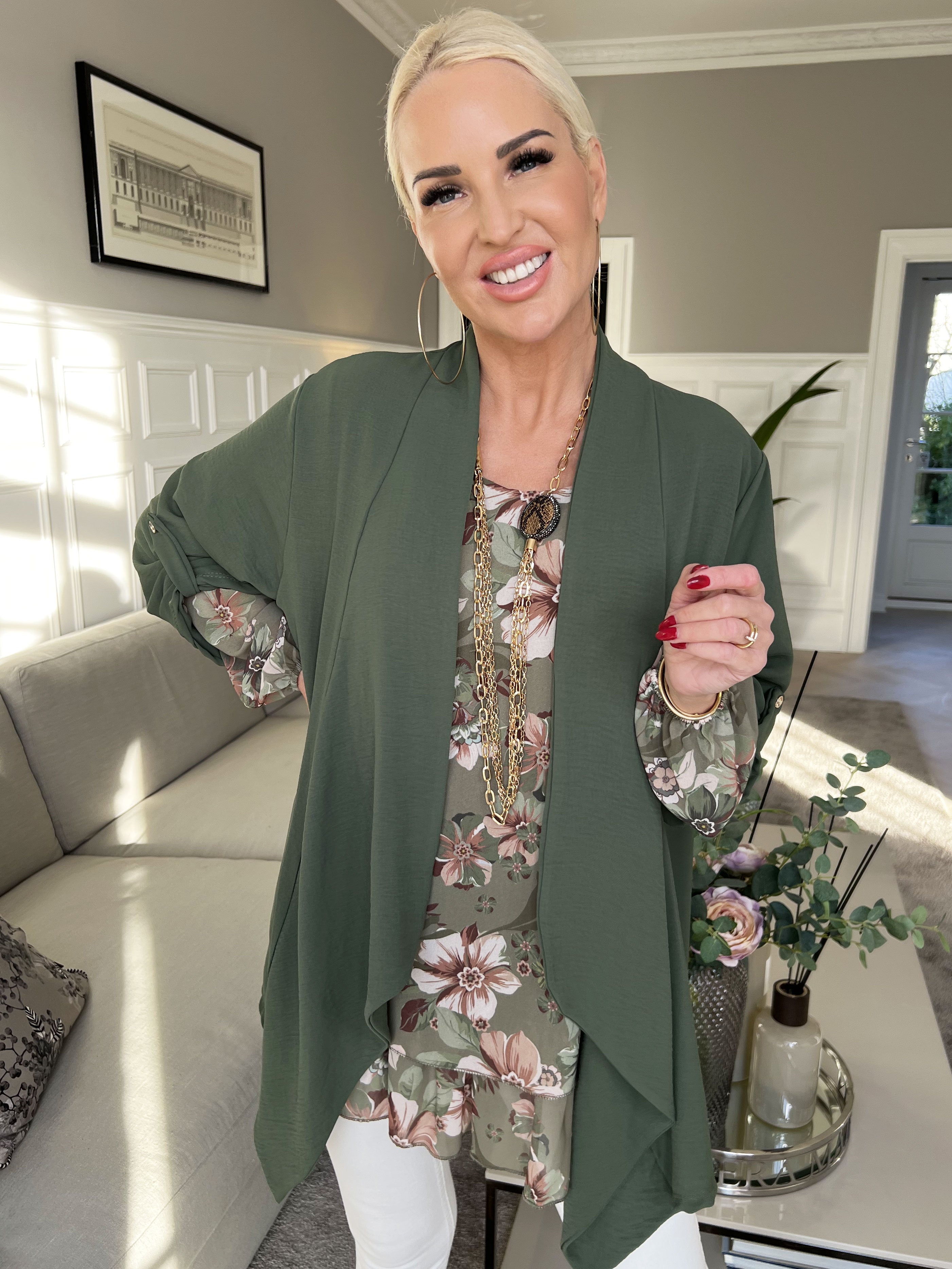 Dream - Enkel cardigan i let og fint stof