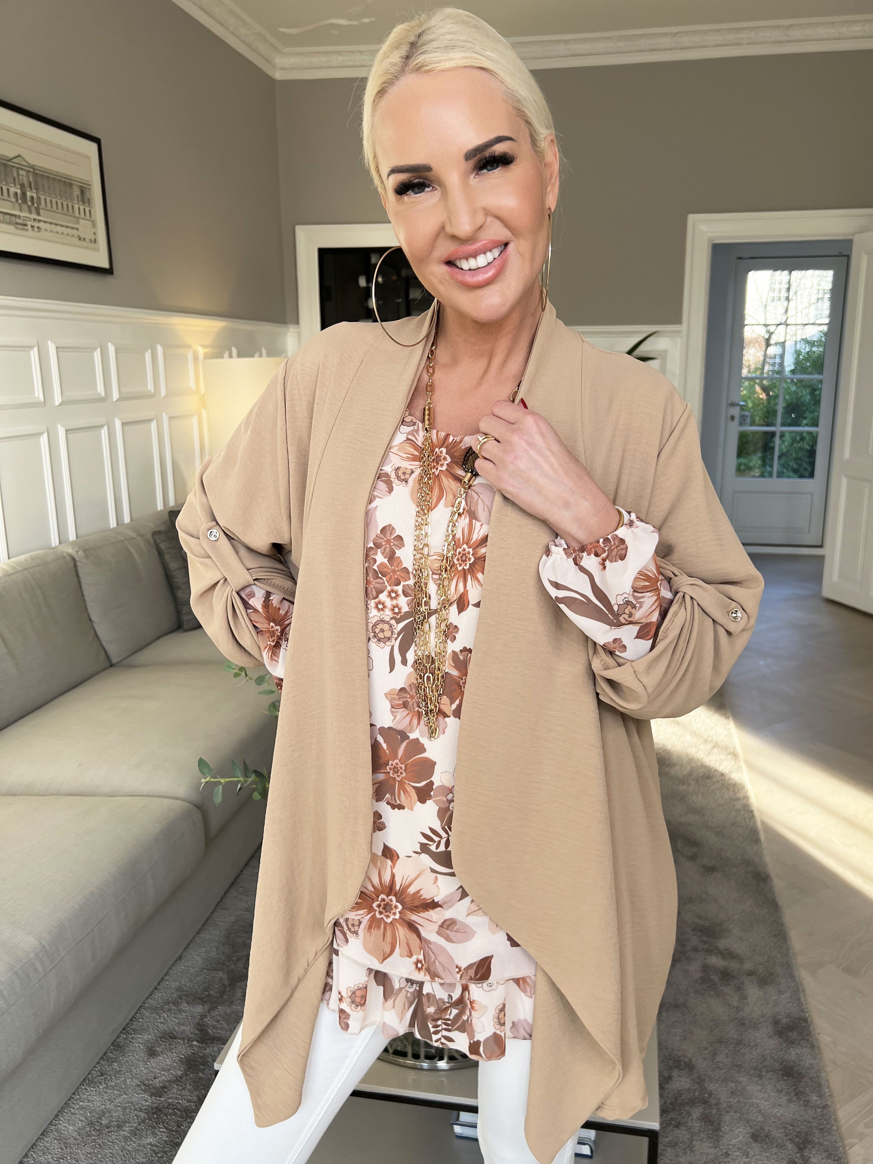 Dream - Enkel cardigan i let og fint stof