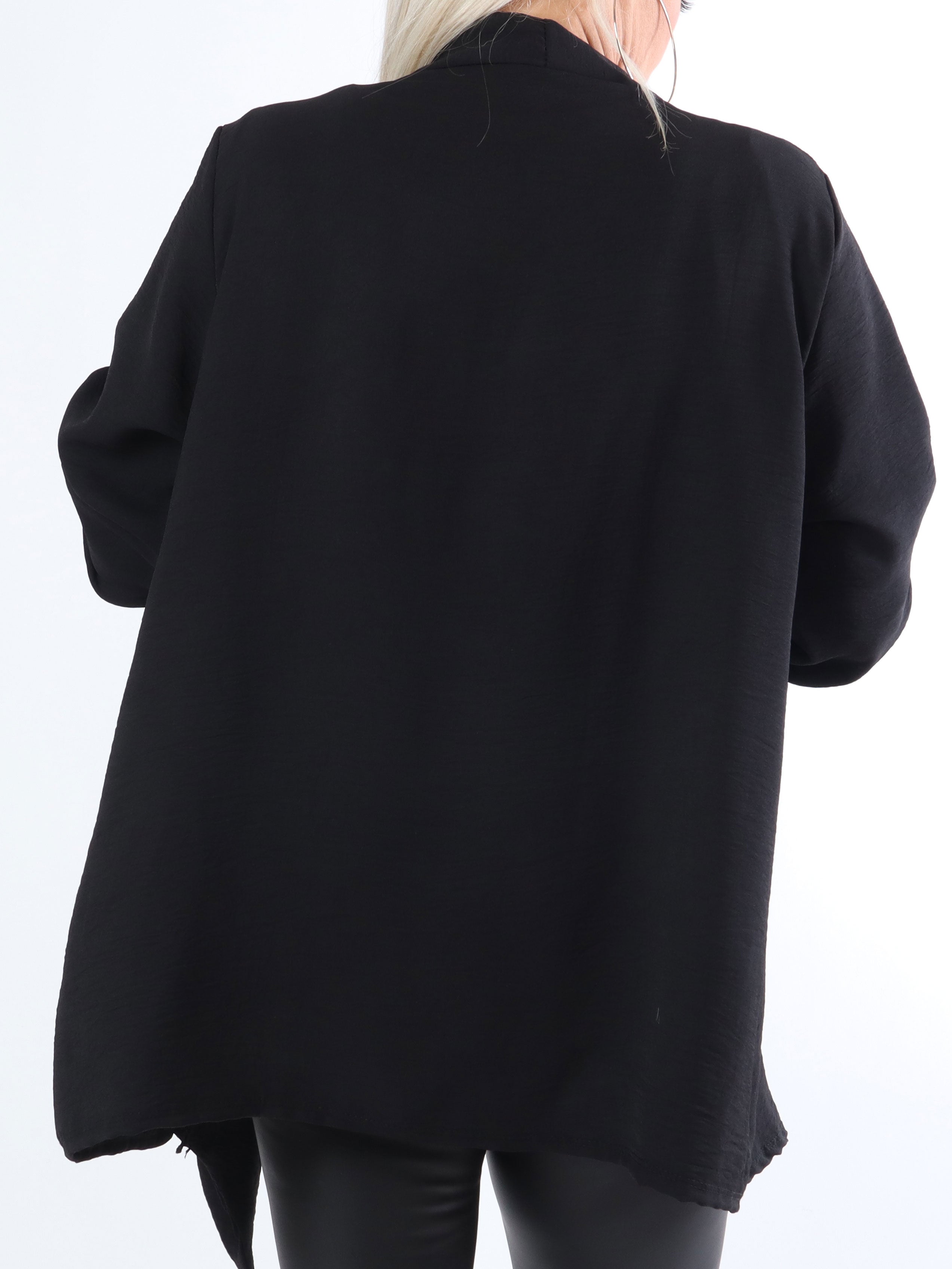 Dream - Enkel plus size cardigan i let og fint stof