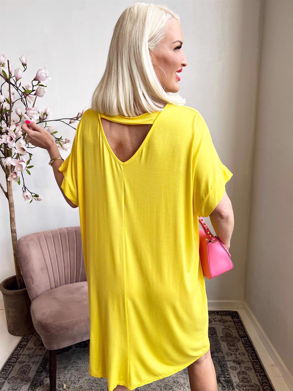 Ella Dress - Kjole med hul i ryggen