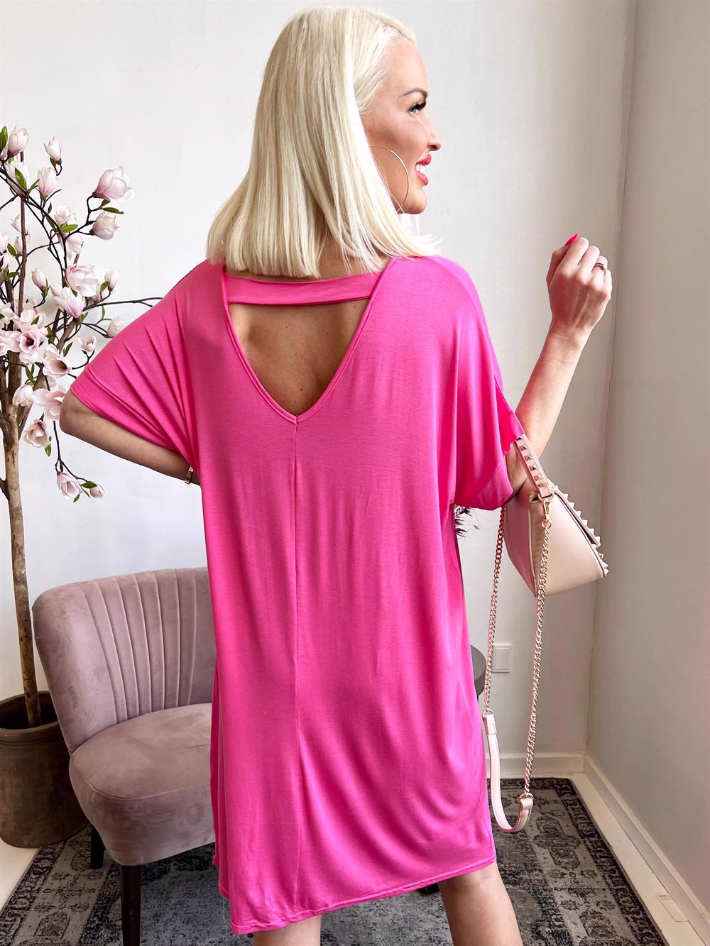 Ella Dress - Kjole med hul i ryggen