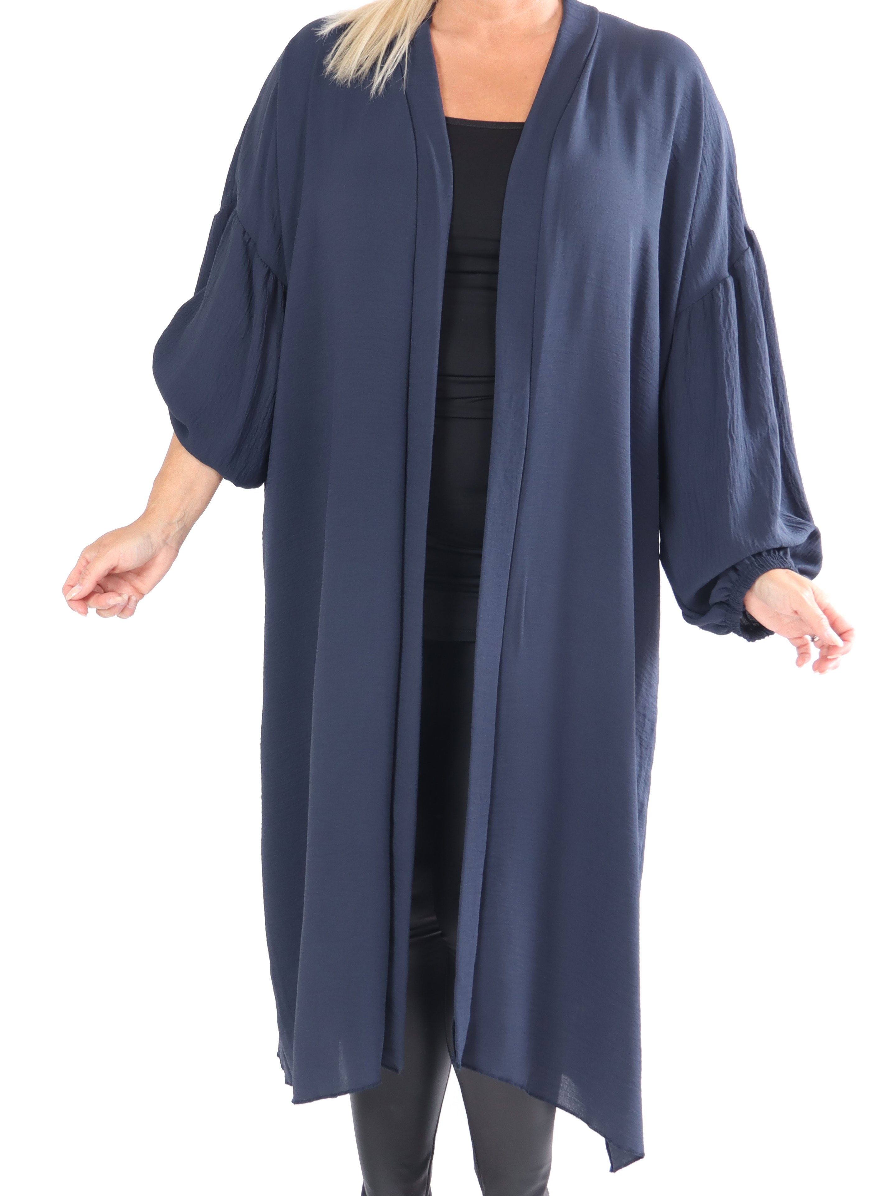 Ellen - Sød plus size cardigan med ballonærmer