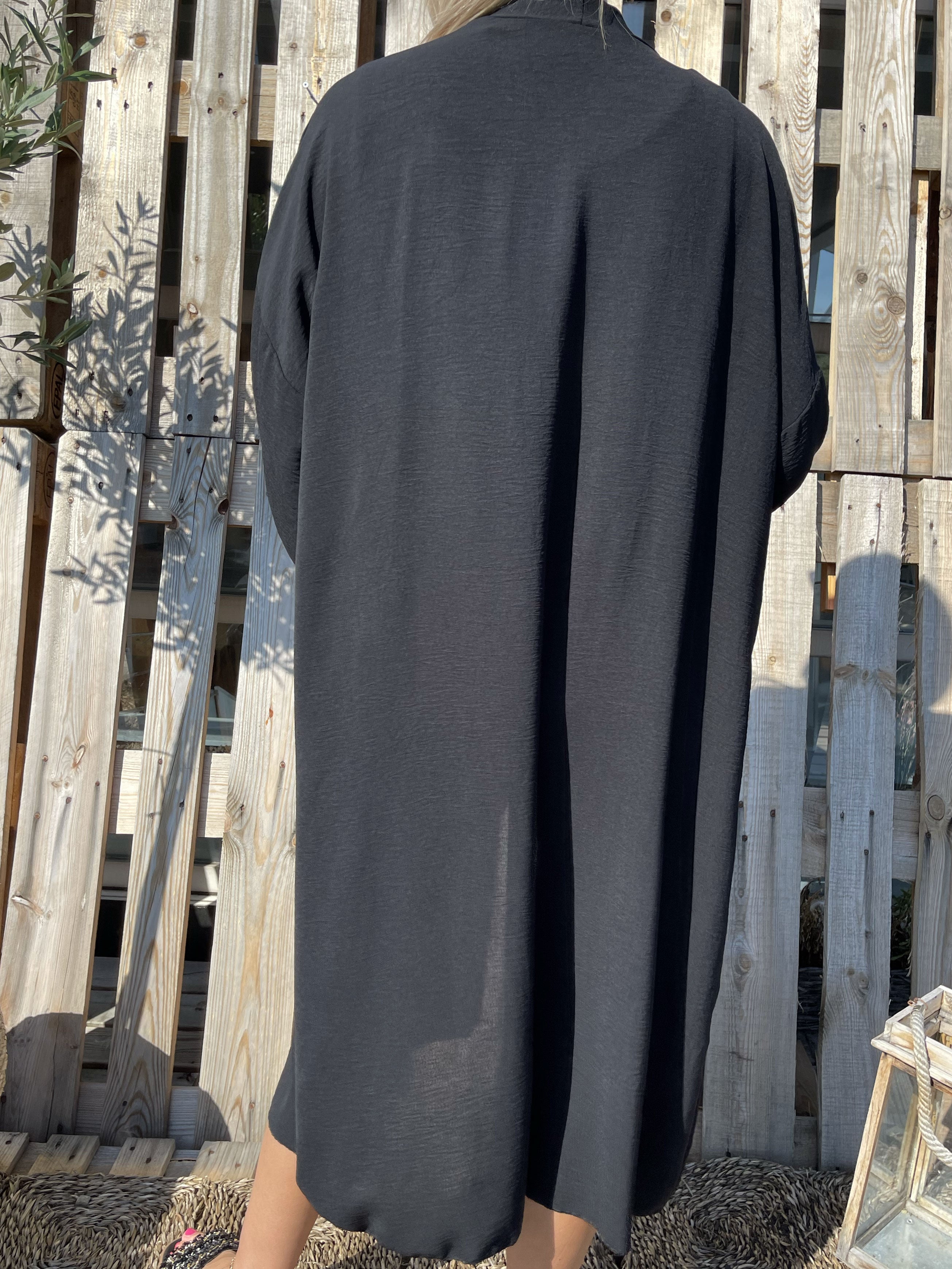 Ellen - Let cardigan med ballonærmer