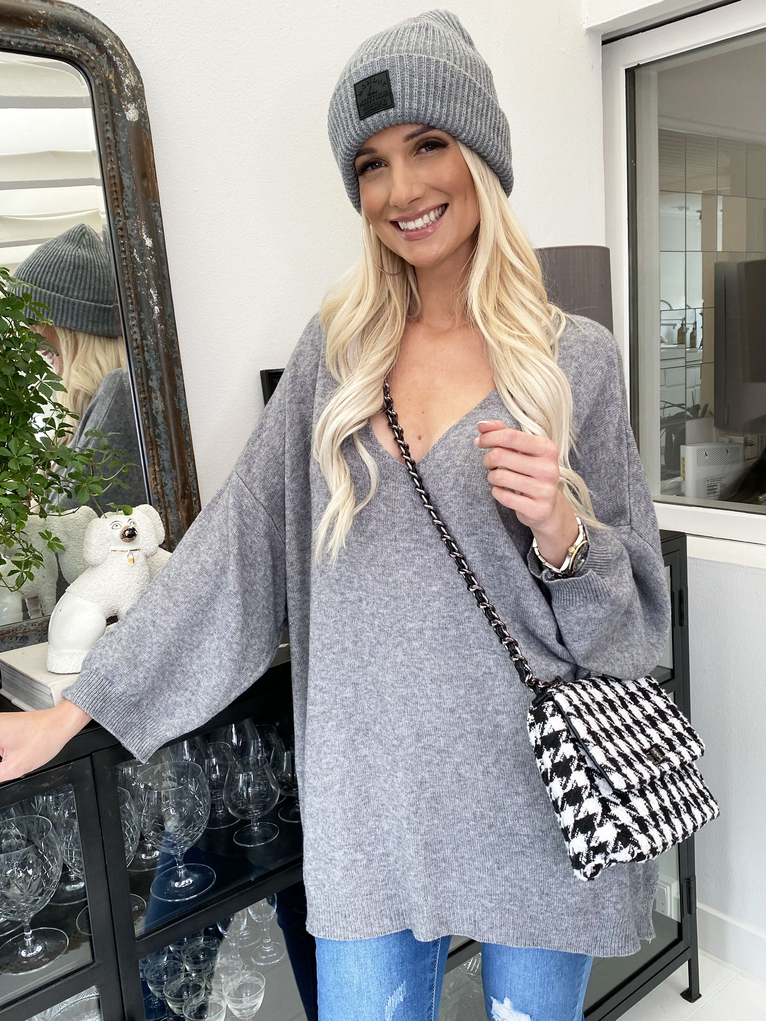 Esther - Strik i oversized look