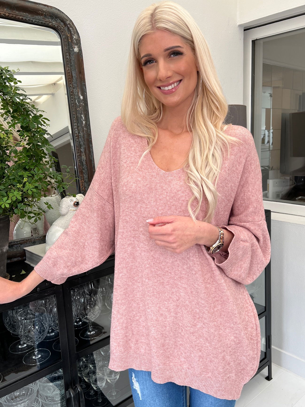 Esther - Strik i oversized look