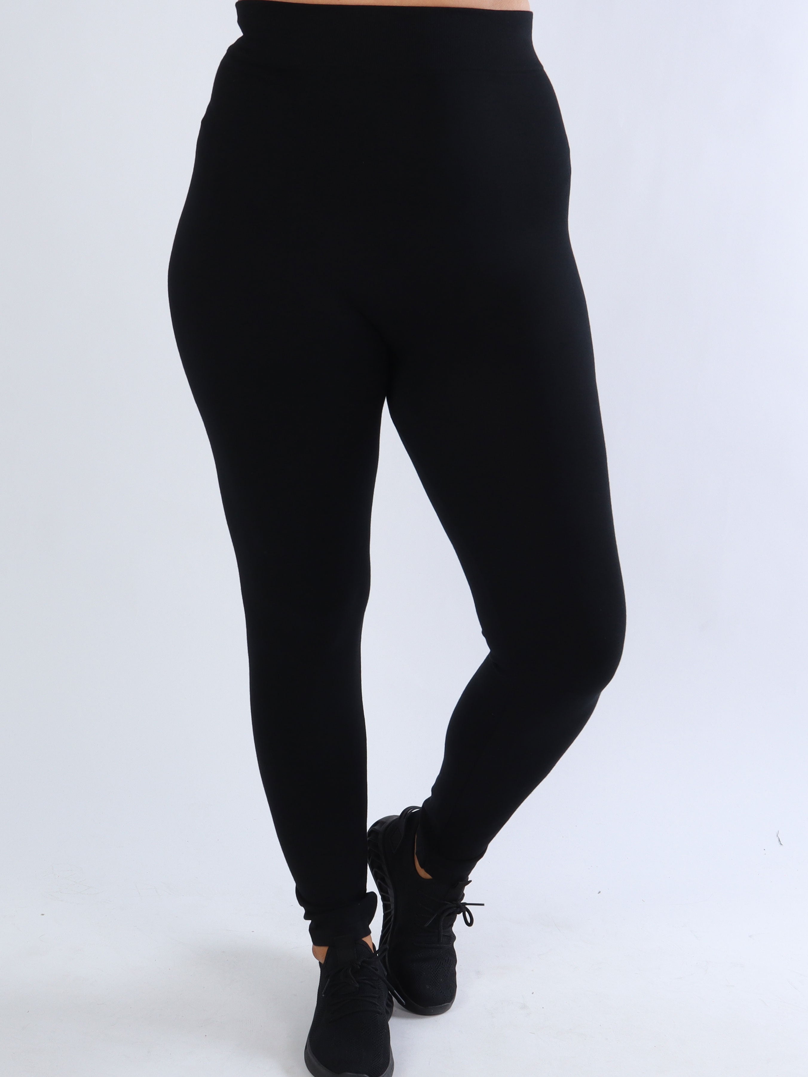Faiza - Sorte bløde elastiske leggings