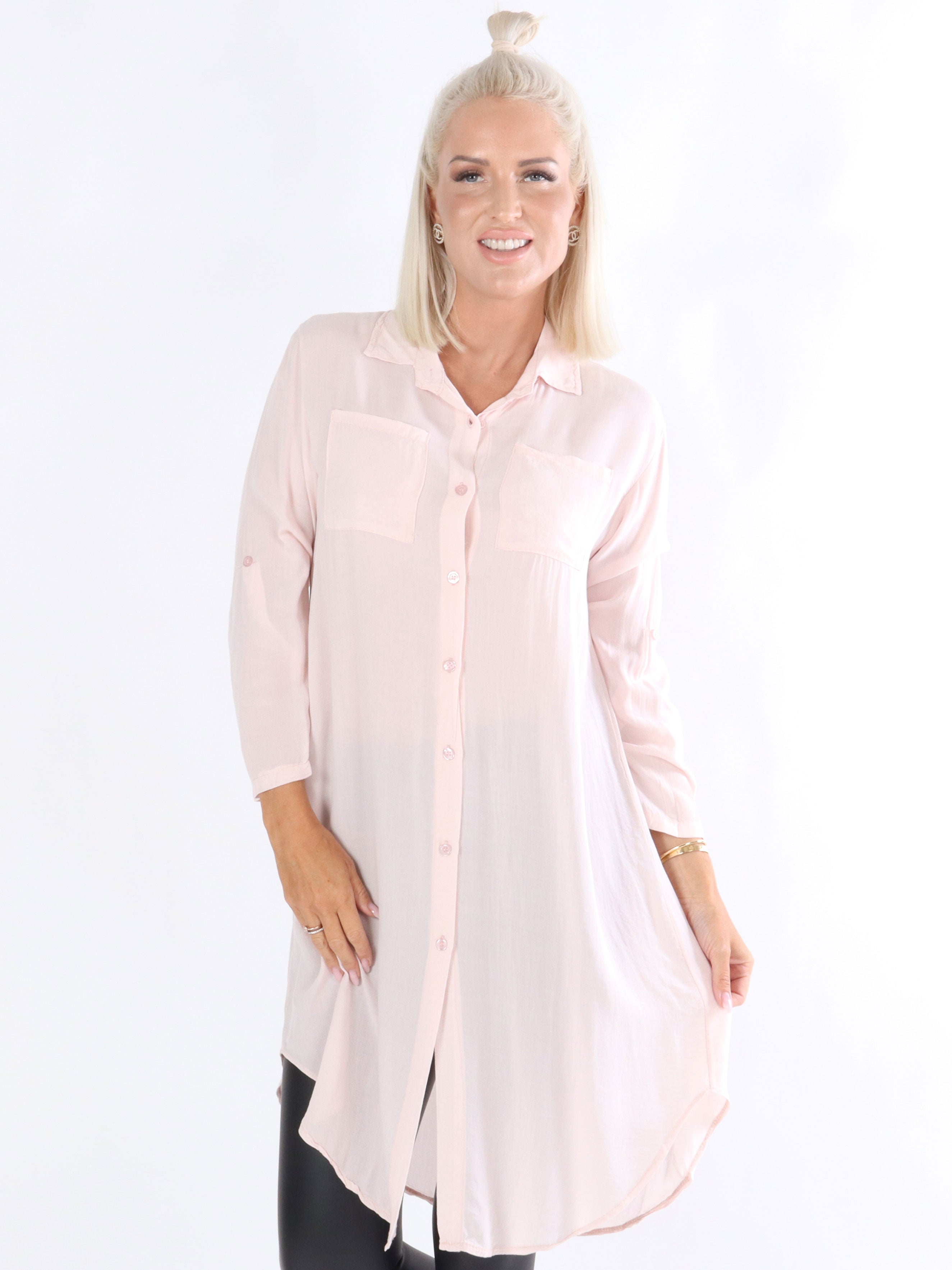 Franci - Simpel lang skjorte