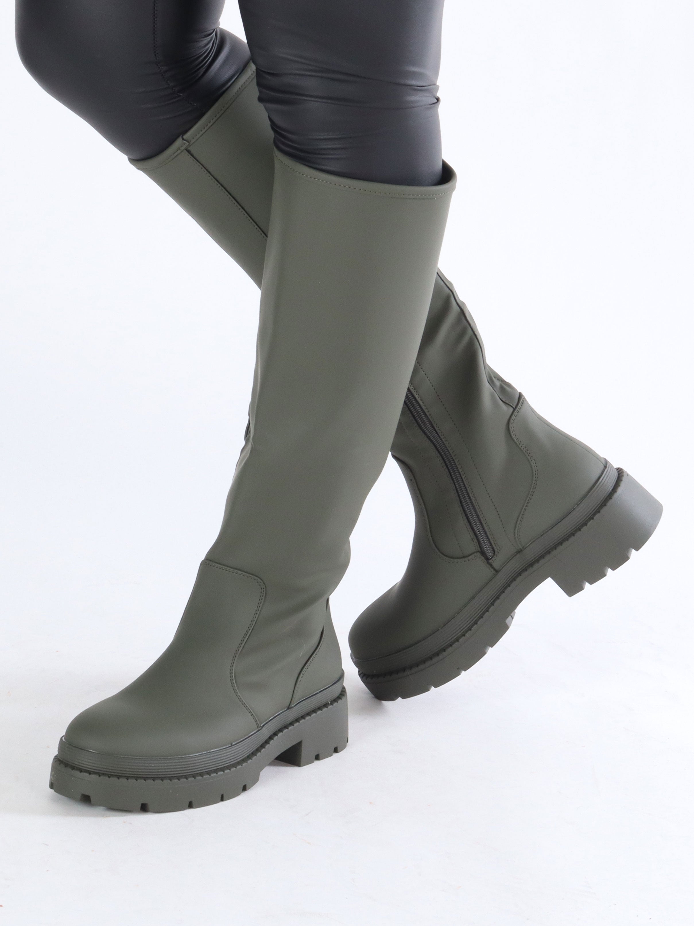 Fransiska - Matté chunky støvle