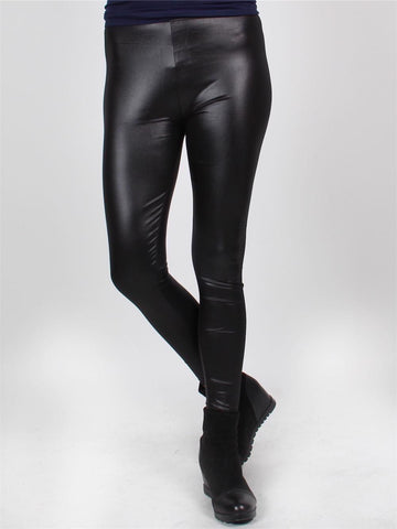 Frige - Sorte shiny leggings